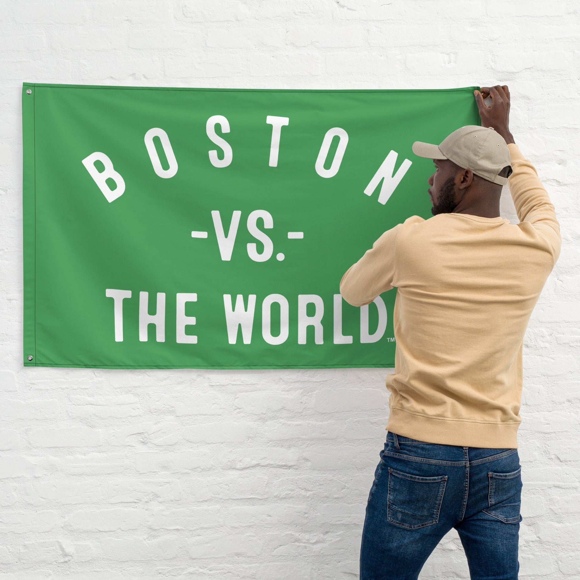 BOSTON Vs The World Flag - VS THE WORLD