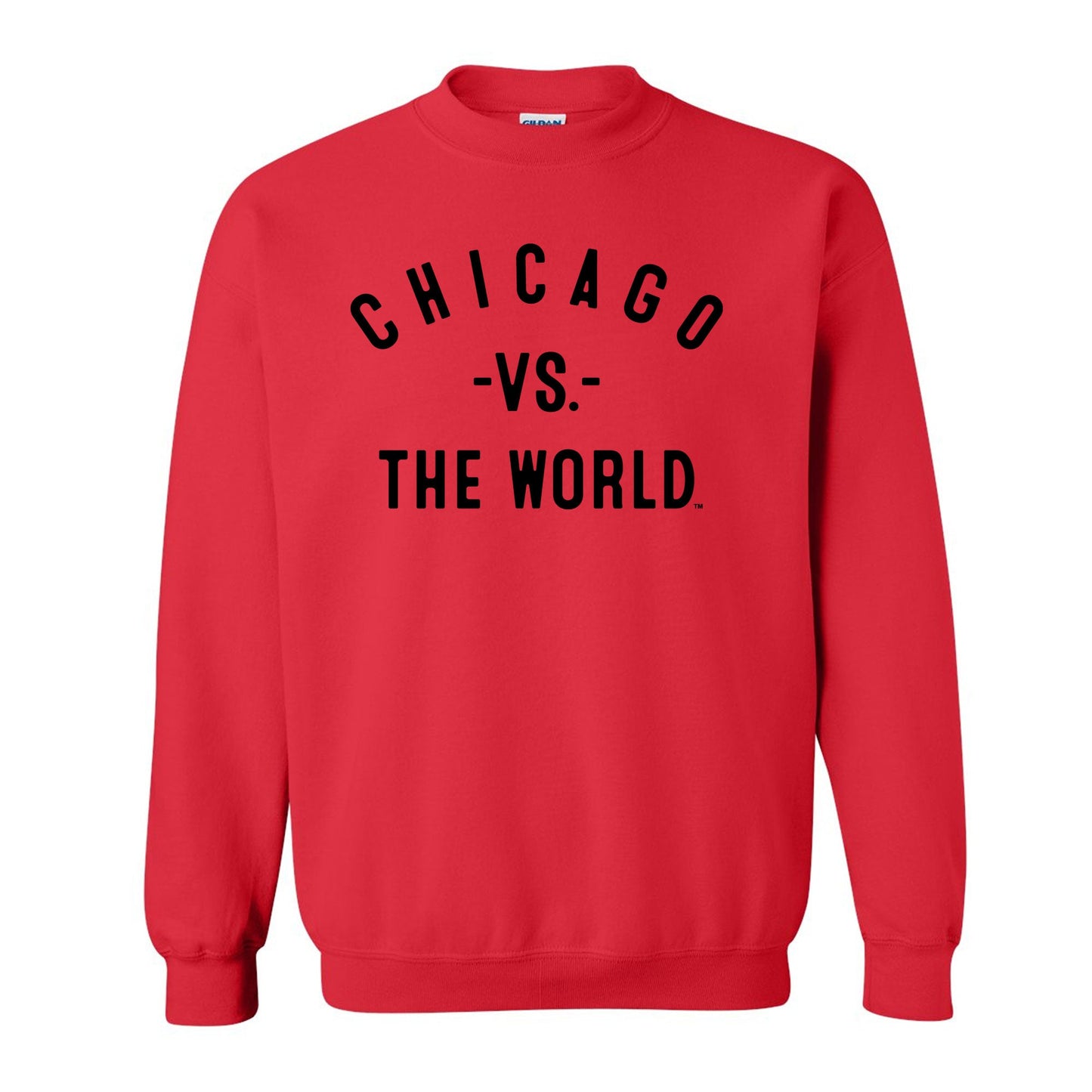 CHICAGO Vs The World Red Unisex Sweatshirt - VS THE WORLD