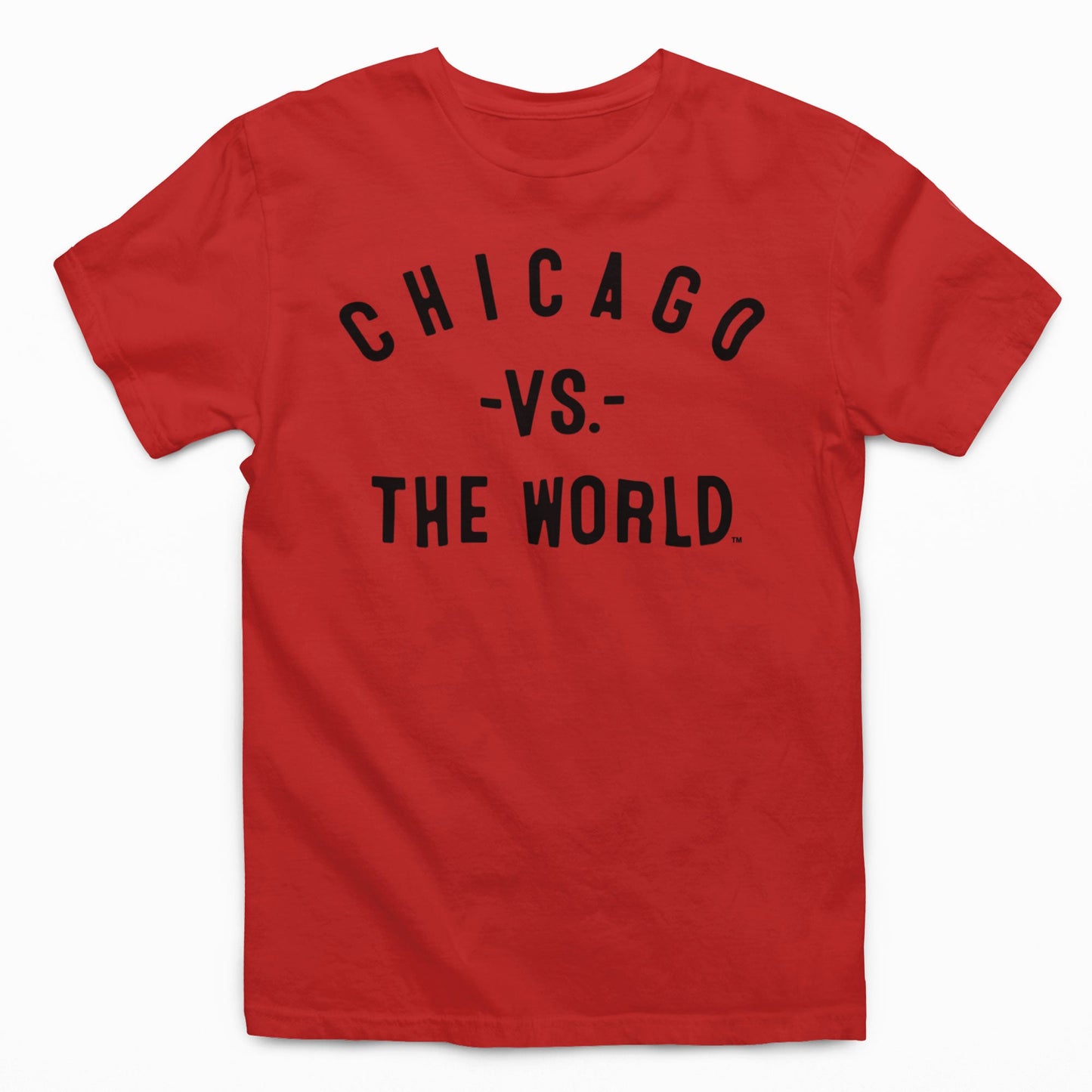 CHICAGO Vs The World Red Unisex T-shirt - VS THE WORLD
