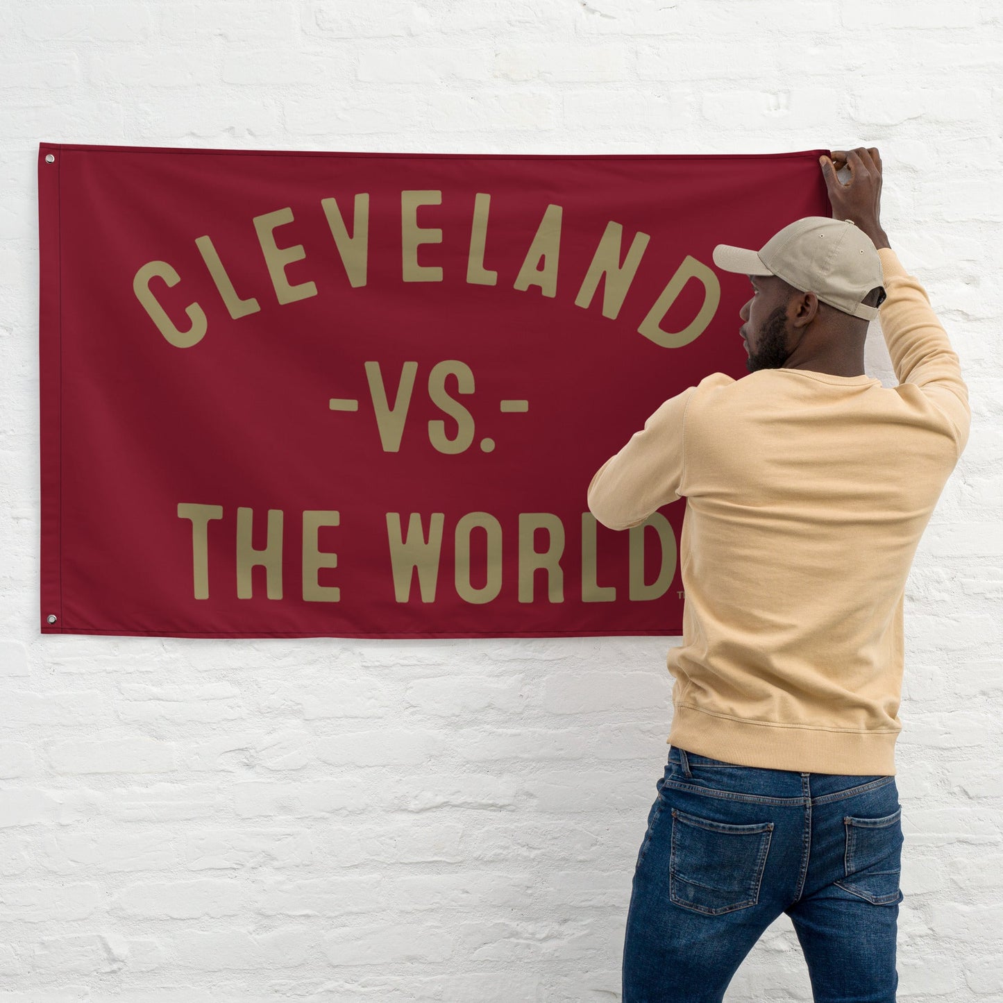 CLEVELAND Vs The World Flag - VS THE WORLD