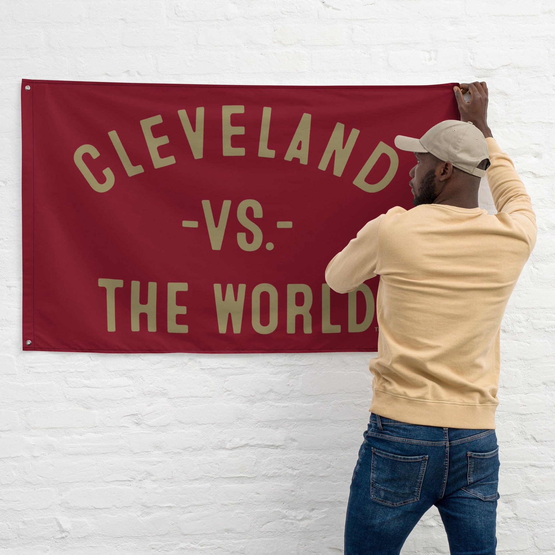 CLEVELAND Vs The World Flag - VS THE WORLD