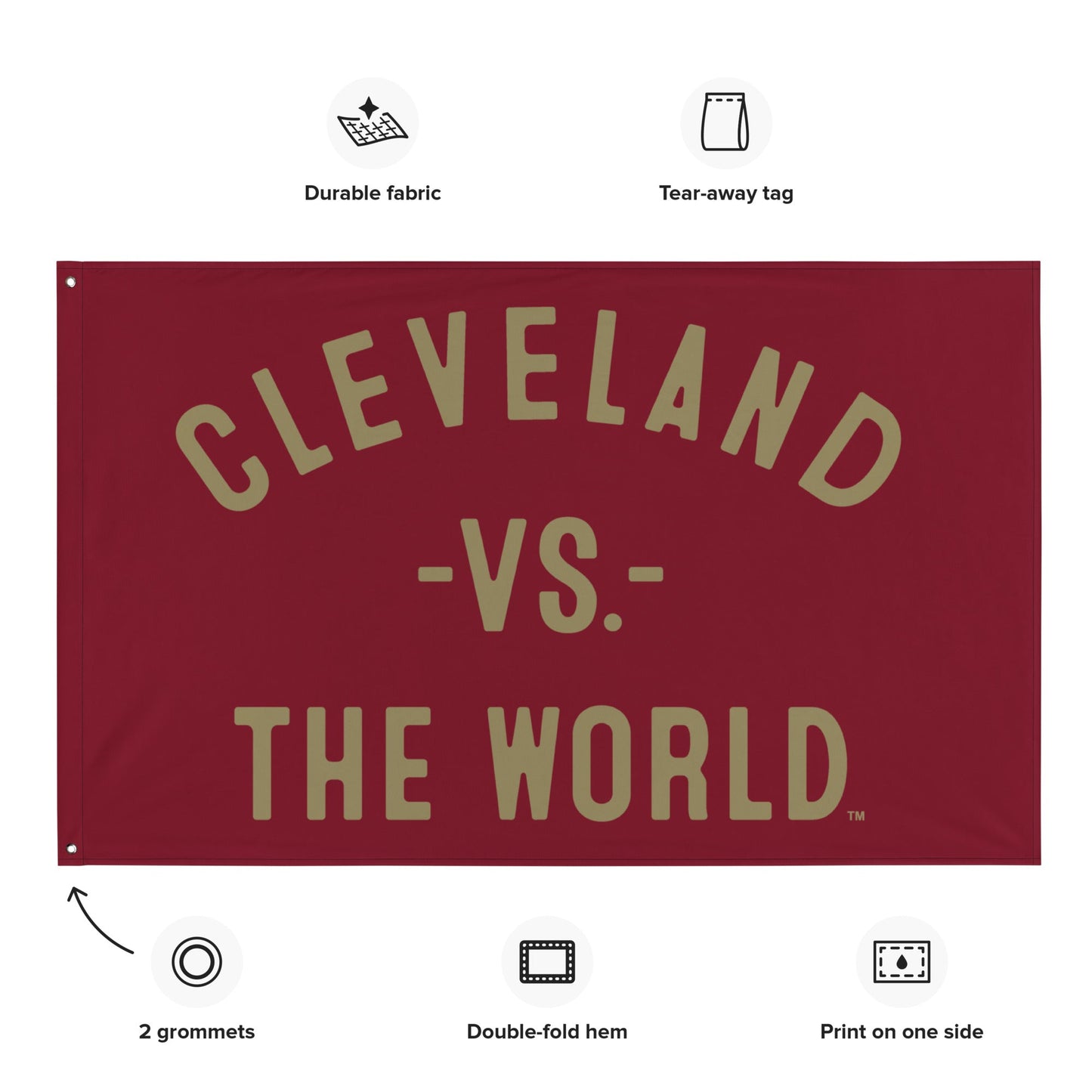 CLEVELAND Vs The World Flag - VS THE WORLD