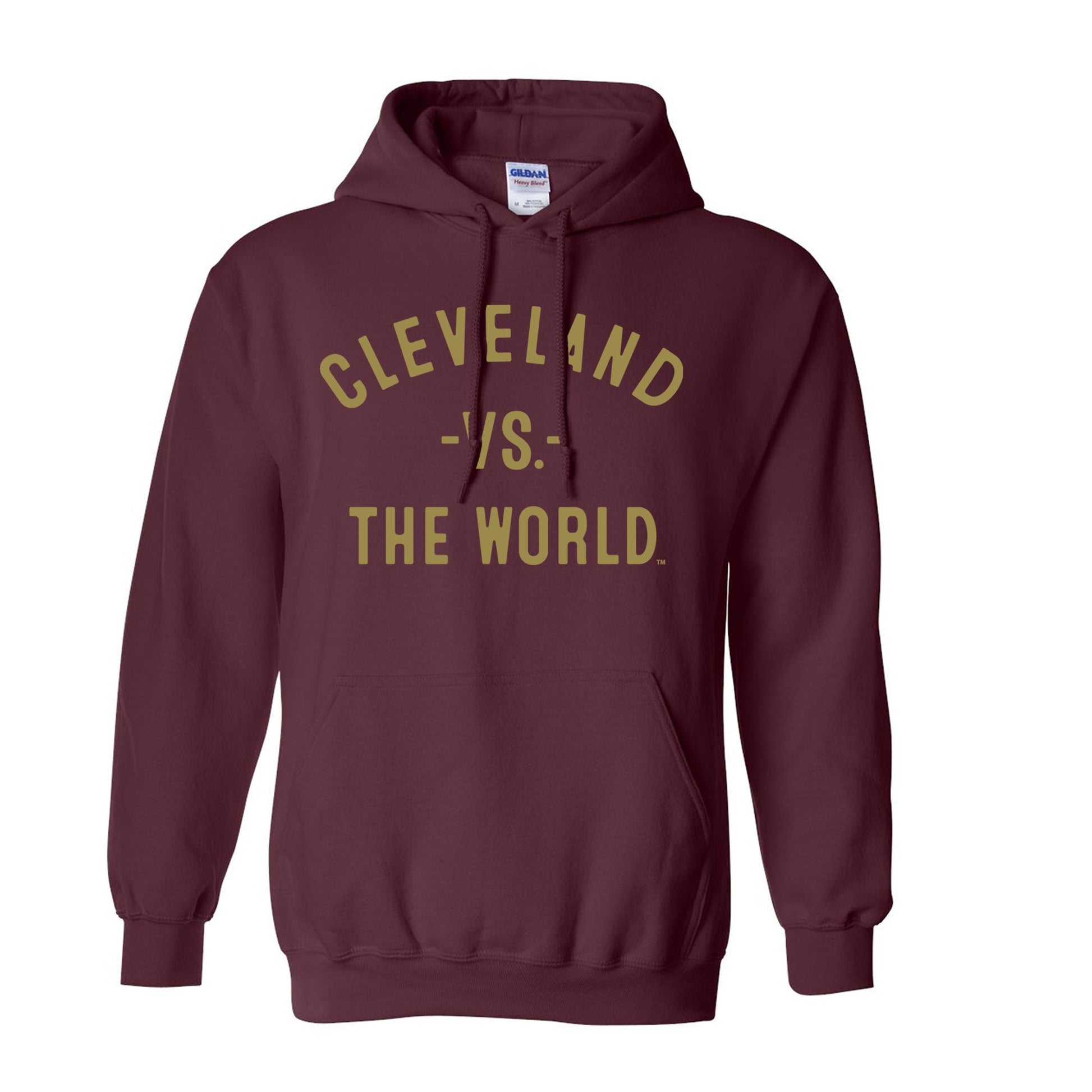 CLEVELAND Vs The World Maroon Unisex Hoodie - VS THE WORLD