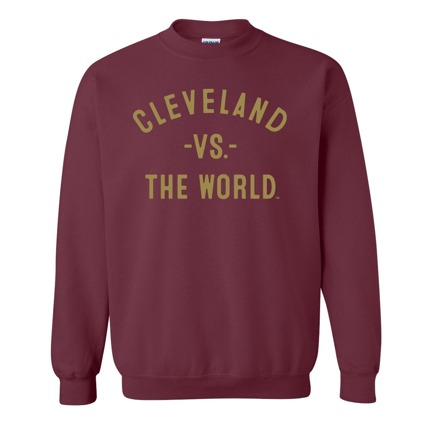 CLEVELAND Vs The World Maroon Unisex Sweatshirt - VS THE WORLD
