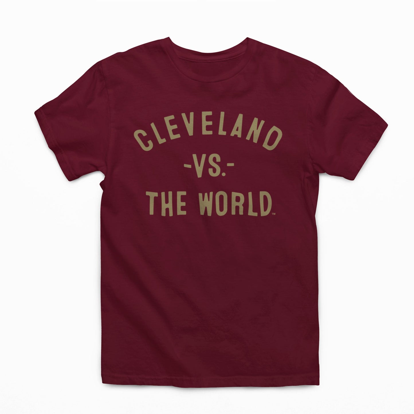 CLEVELAND Vs The World Maroon Unisex T-shirt - VS THE WORLD