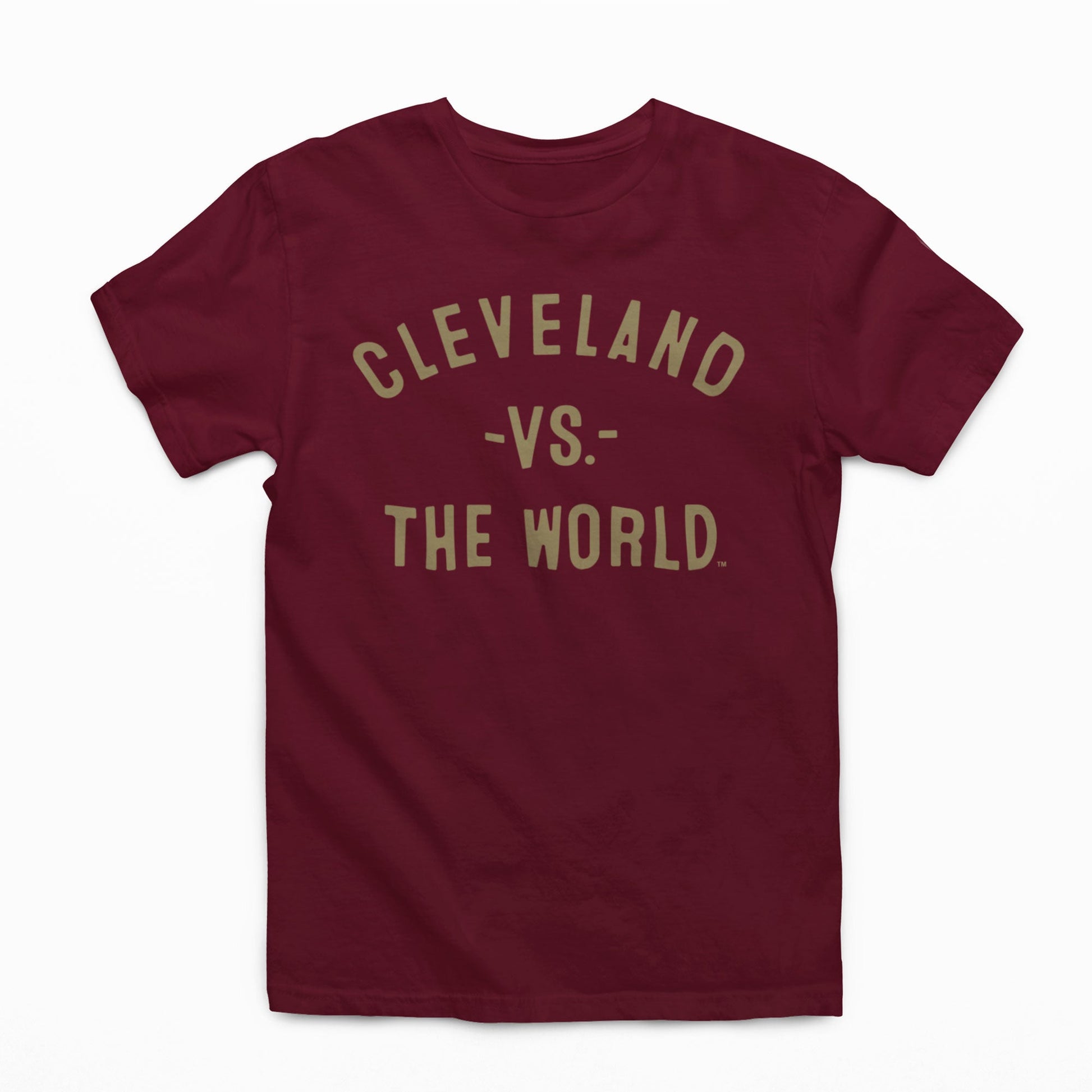 CLEVELAND Vs The World Maroon Unisex T-shirt - VS THE WORLD