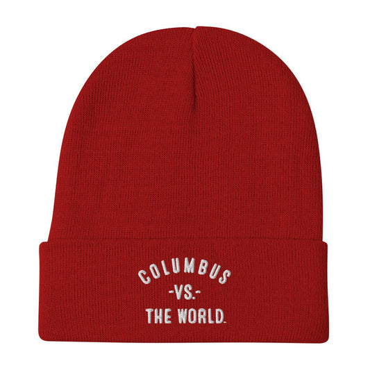 COLUMBUS Vs The World Embroidered Beanie - VS THE WORLD