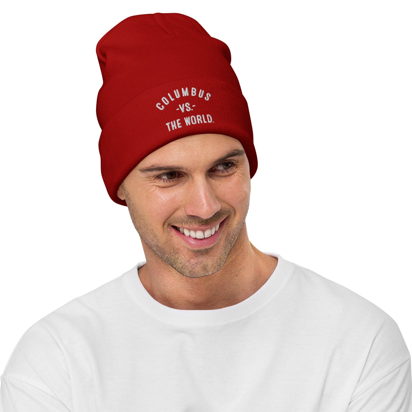 COLUMBUS Vs The World Embroidered Beanie - VS THE WORLD