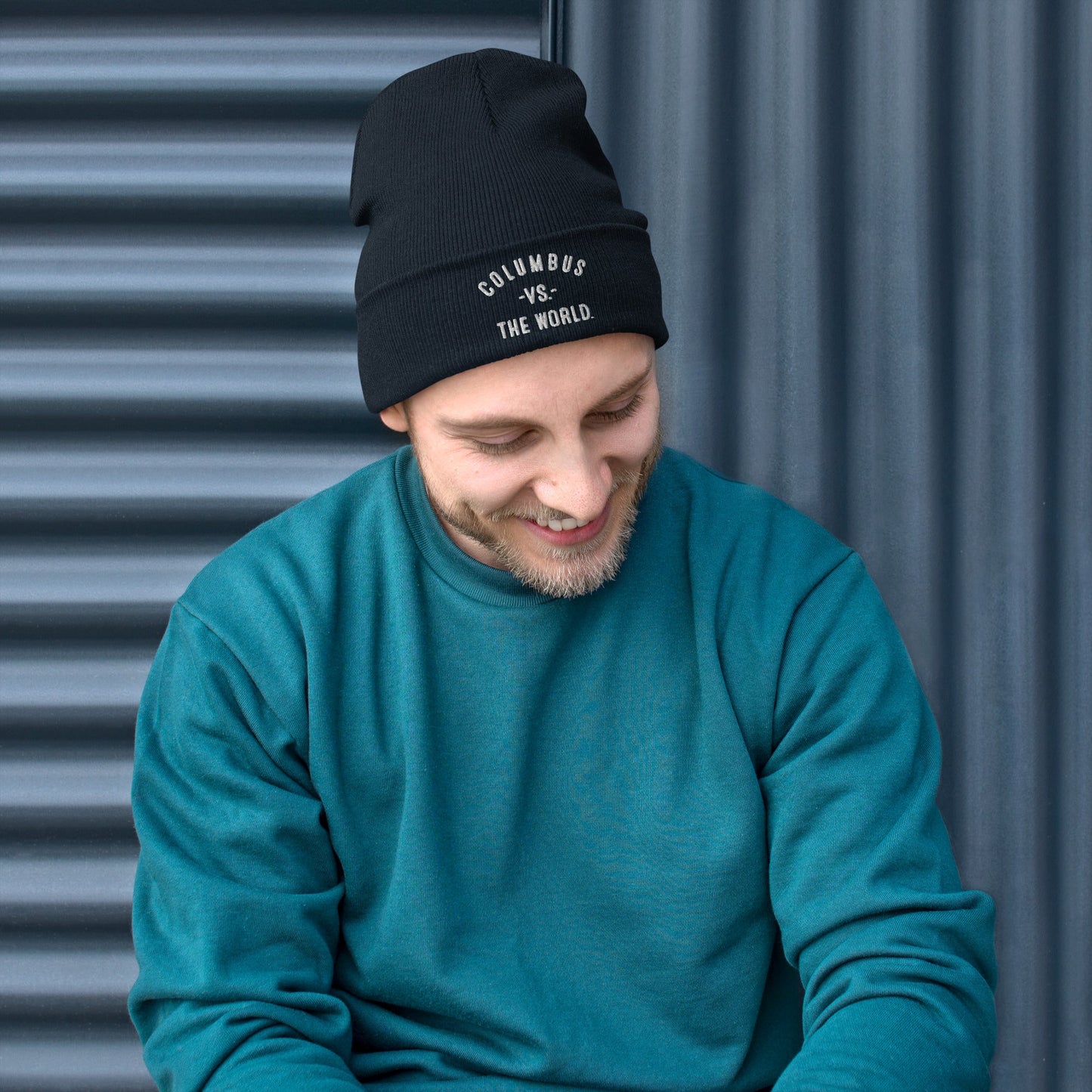 COLUMBUS Vs The World Embroidered Beanie - VS THE WORLD