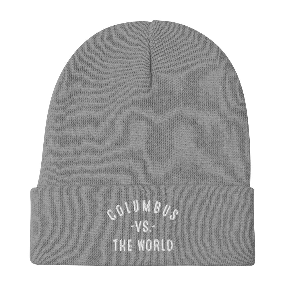 COLUMBUS Vs The World Embroidered Beanie - VS THE WORLD