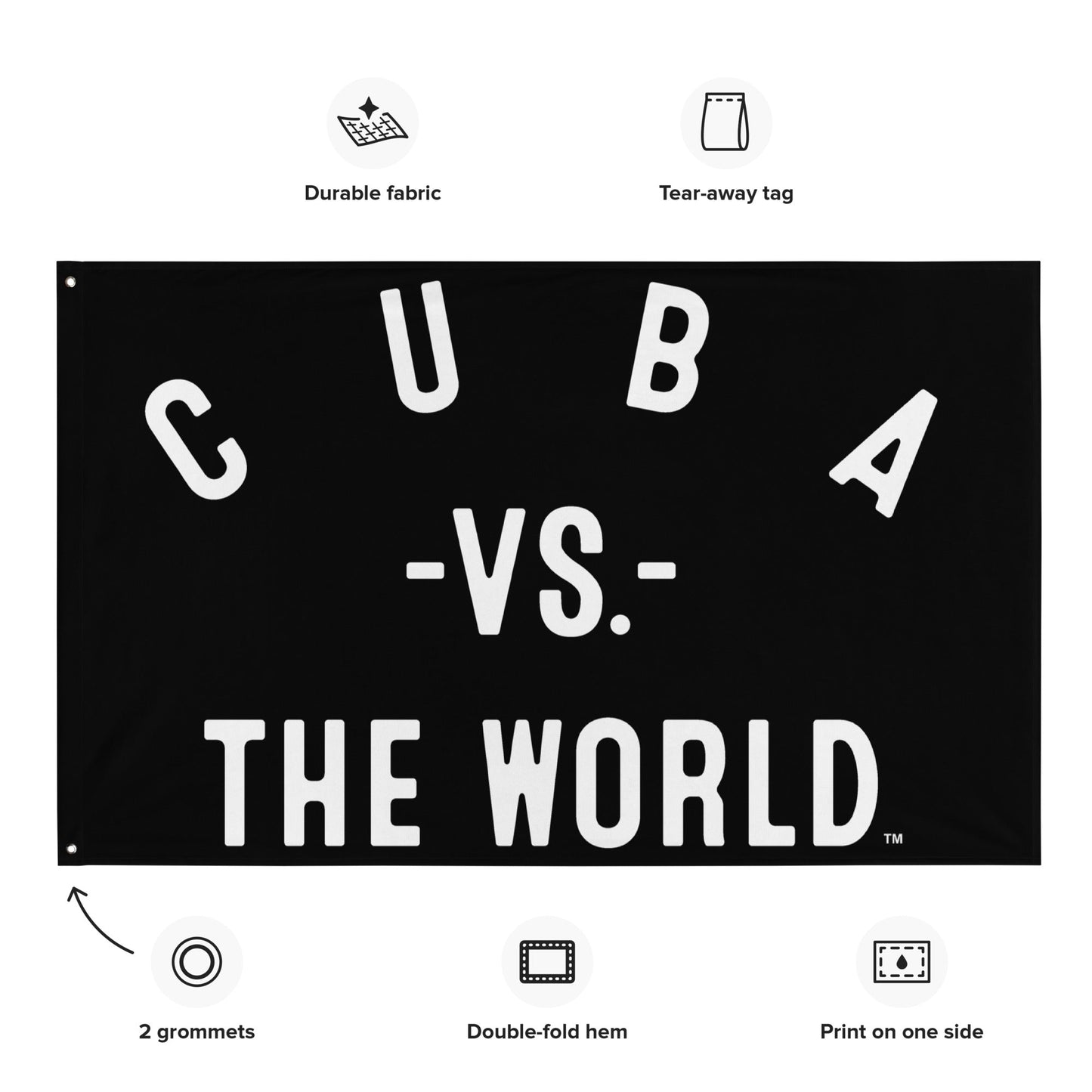 CUBA Vs The World Flag - VS THE WORLD