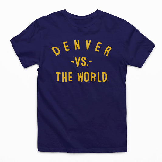 DENVER Vs The World Navy Unisex T-shirt - VS THE WORLD