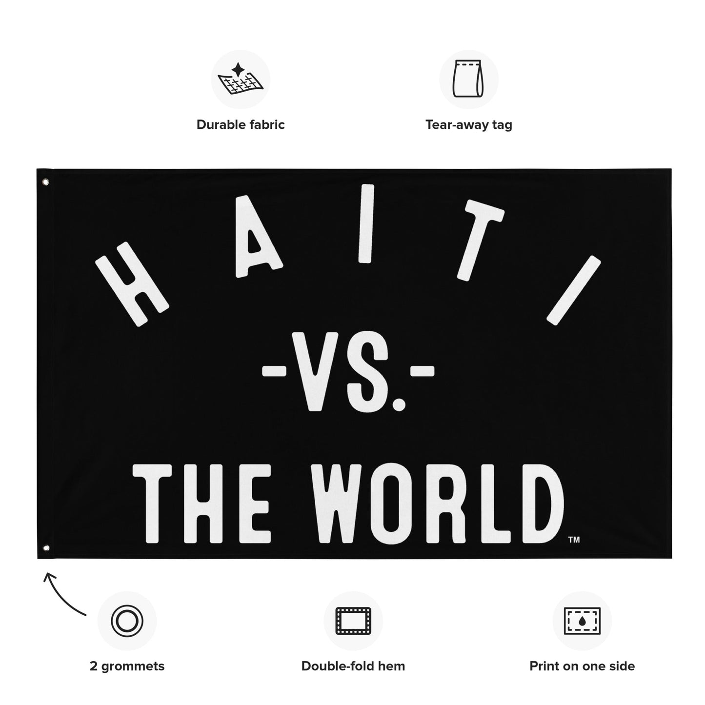 HAITI Vs The World Flag - VS THE WORLD