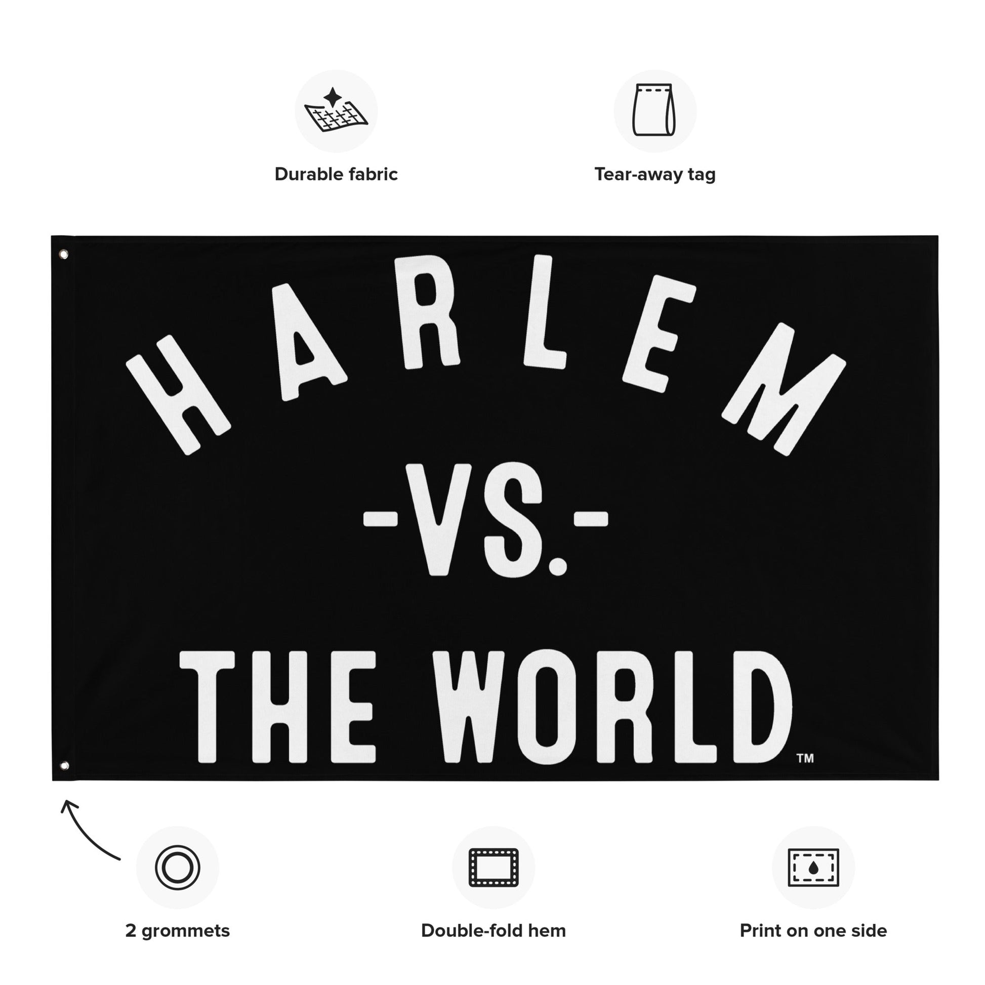 HARLEM Vs The World Flag - VS THE WORLD