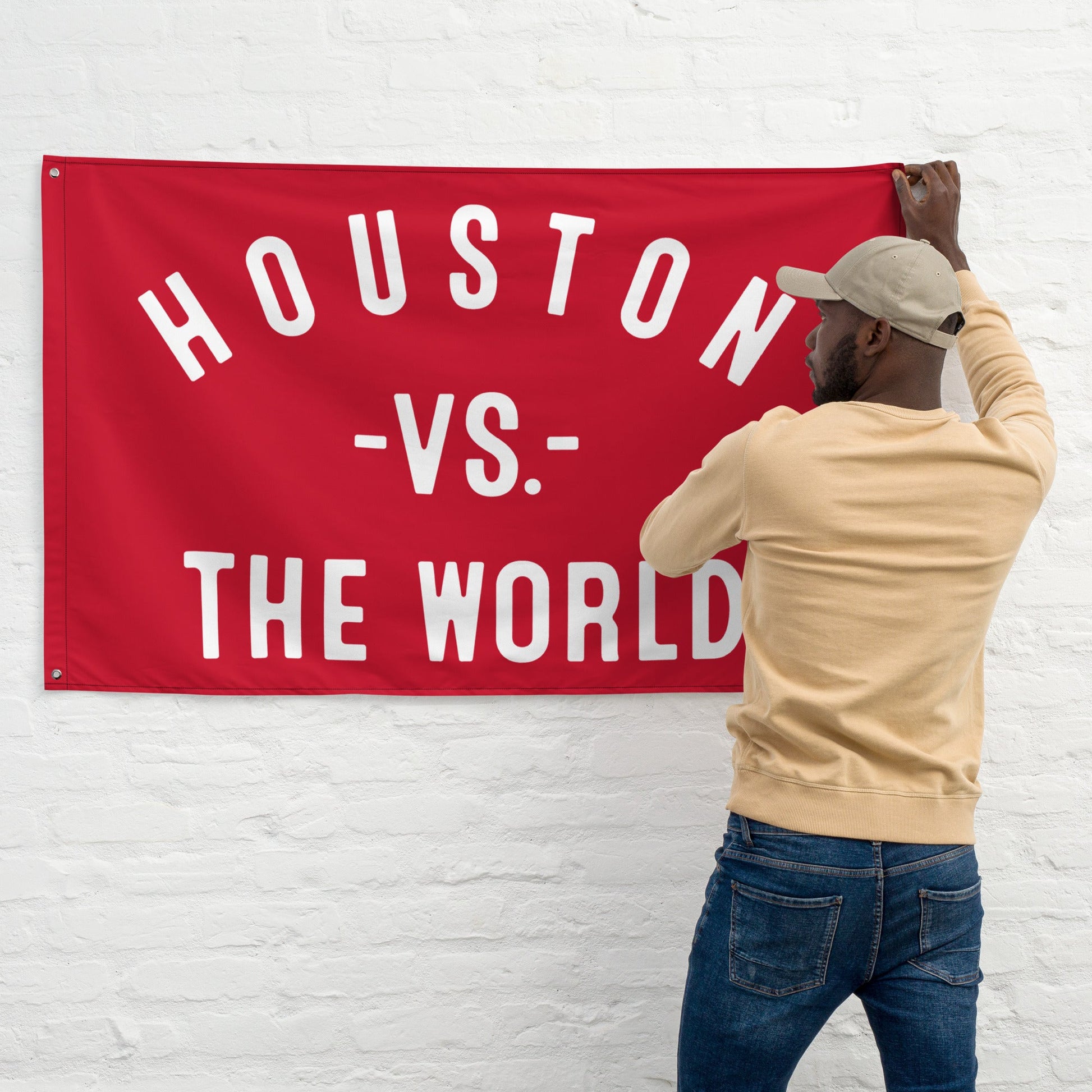 HOUSTON Vs The World Flag - VS THE WORLD