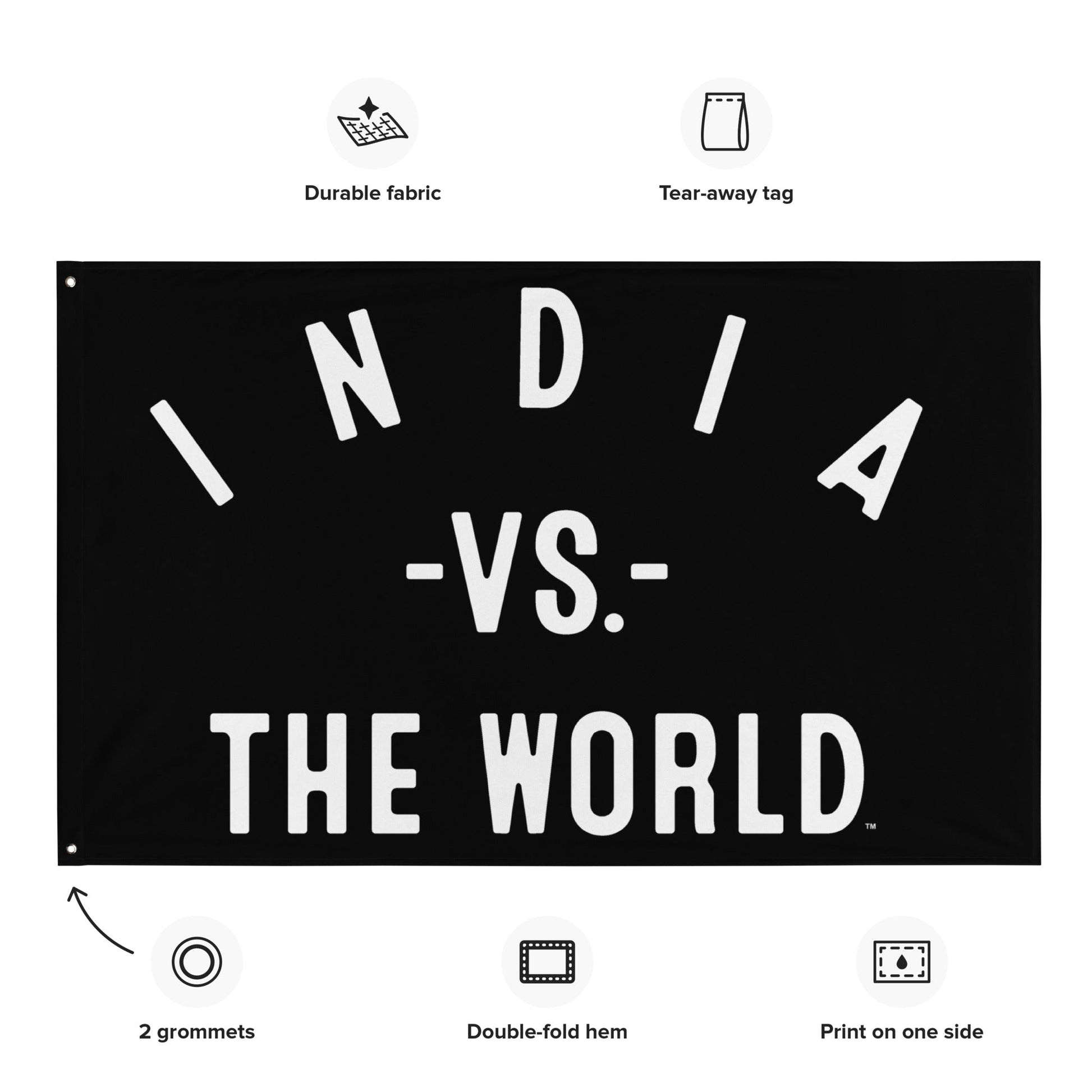 INDIA Vs The World Flag - VS THE WORLD