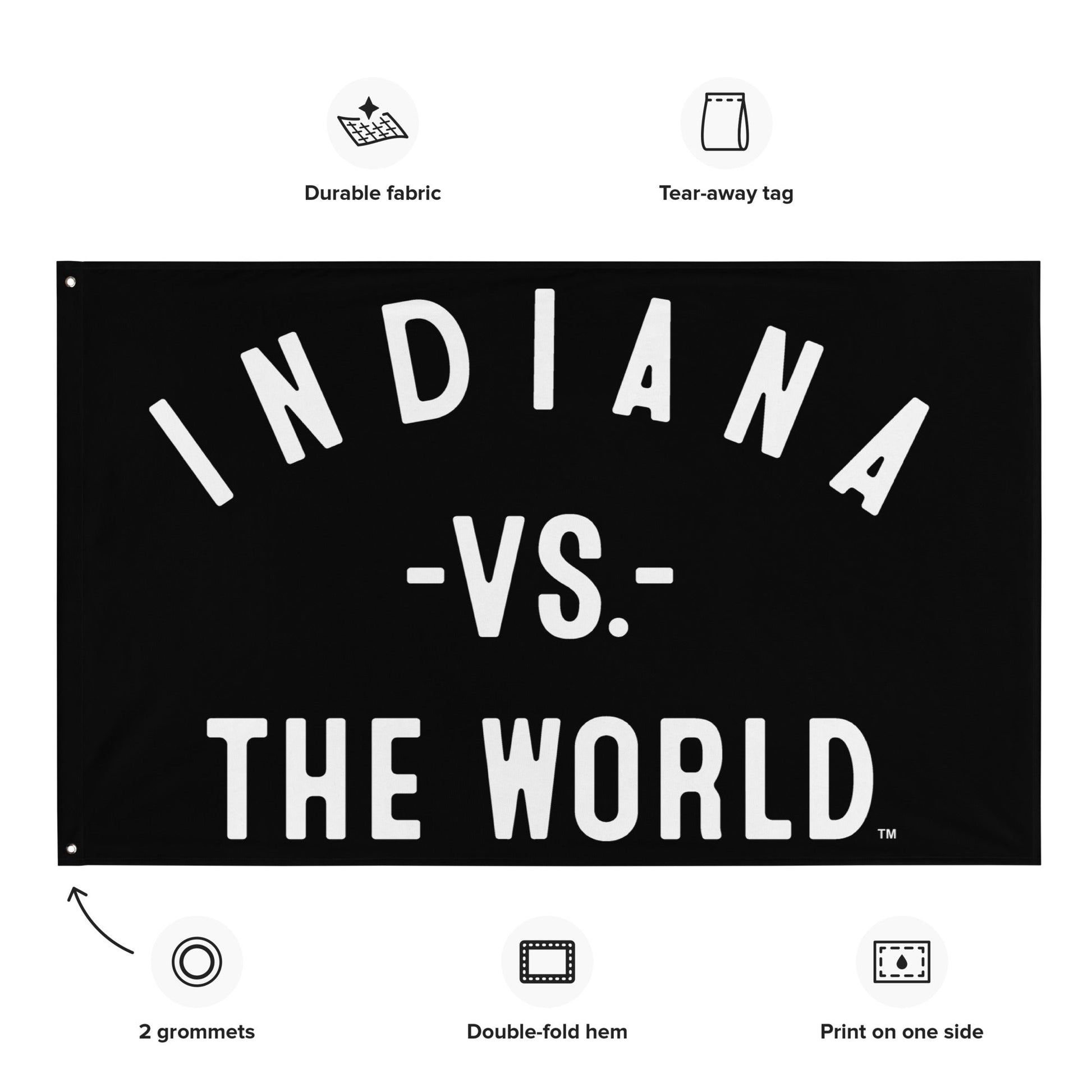 INDIANA Vs The World Flag - VS THE WORLD
