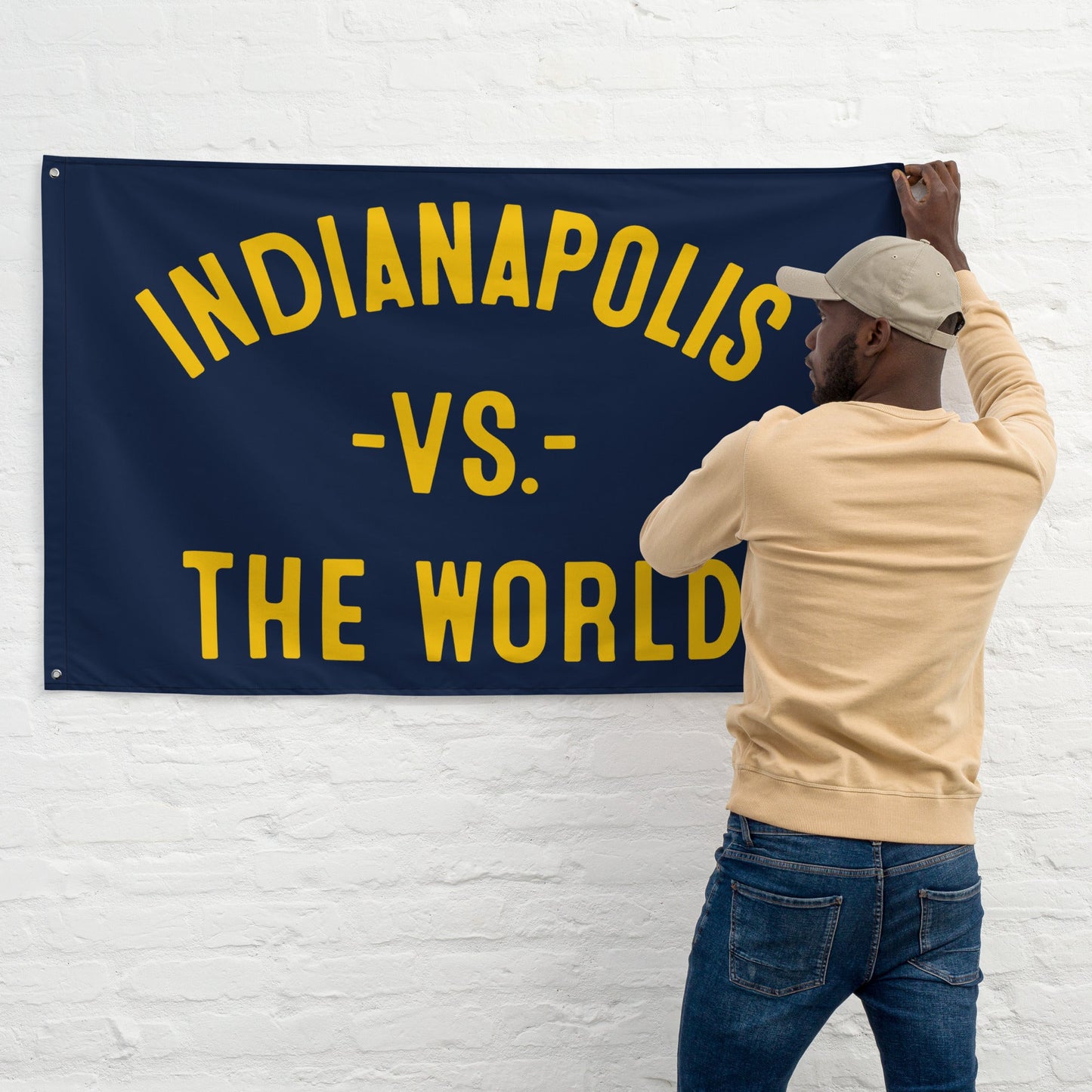INDIANAPOLIS Vs The World Flag - VS THE WORLD