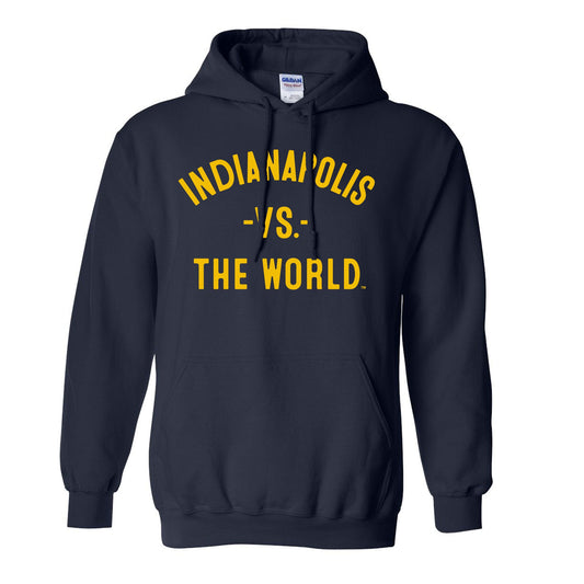 INDIANAPOLIS Vs The World Navy Unisex Hoodie - VS THE WORLD