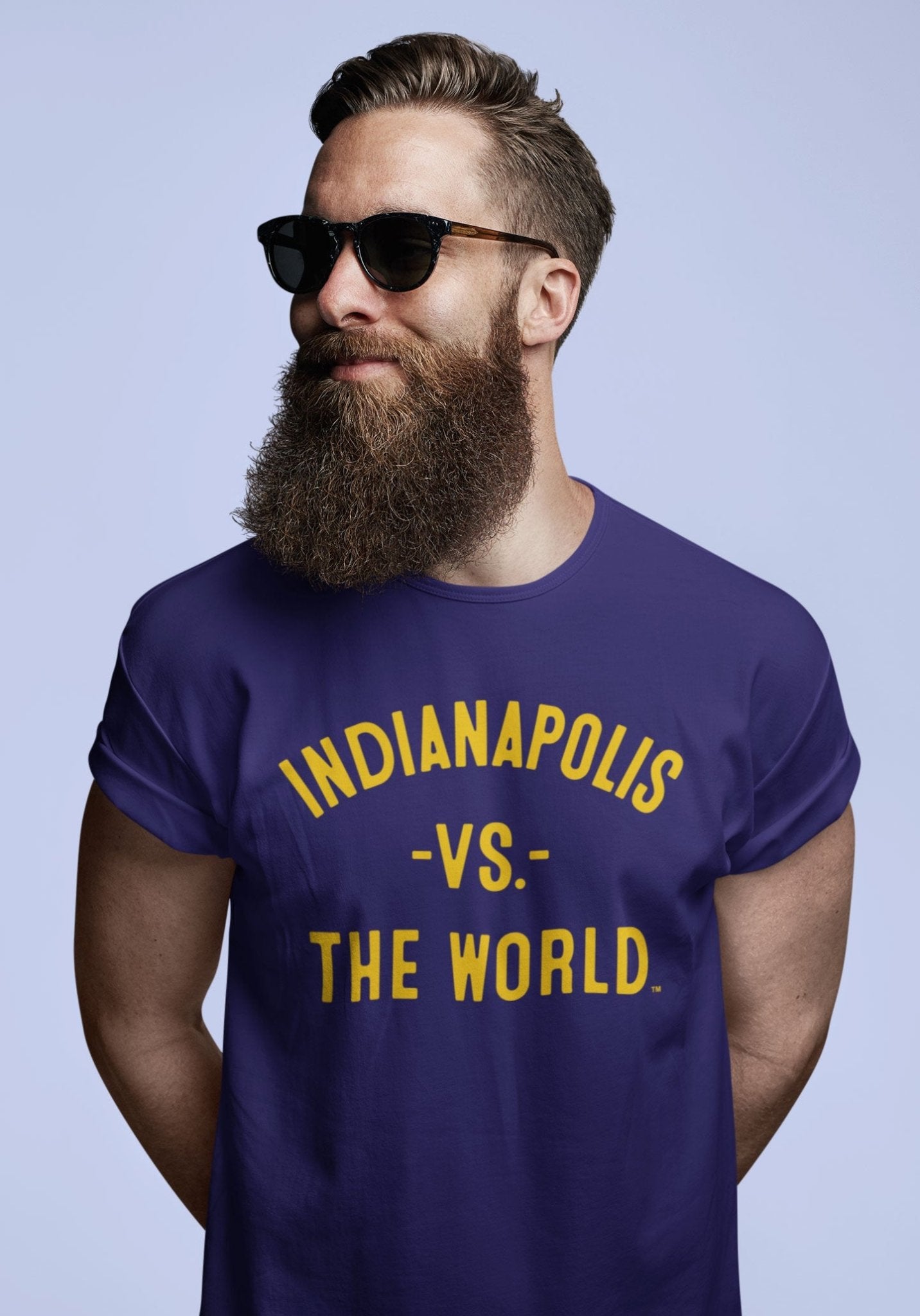 INDIANAPOLIS Vs The World Navy Unisex T-shirt - VS THE WORLD