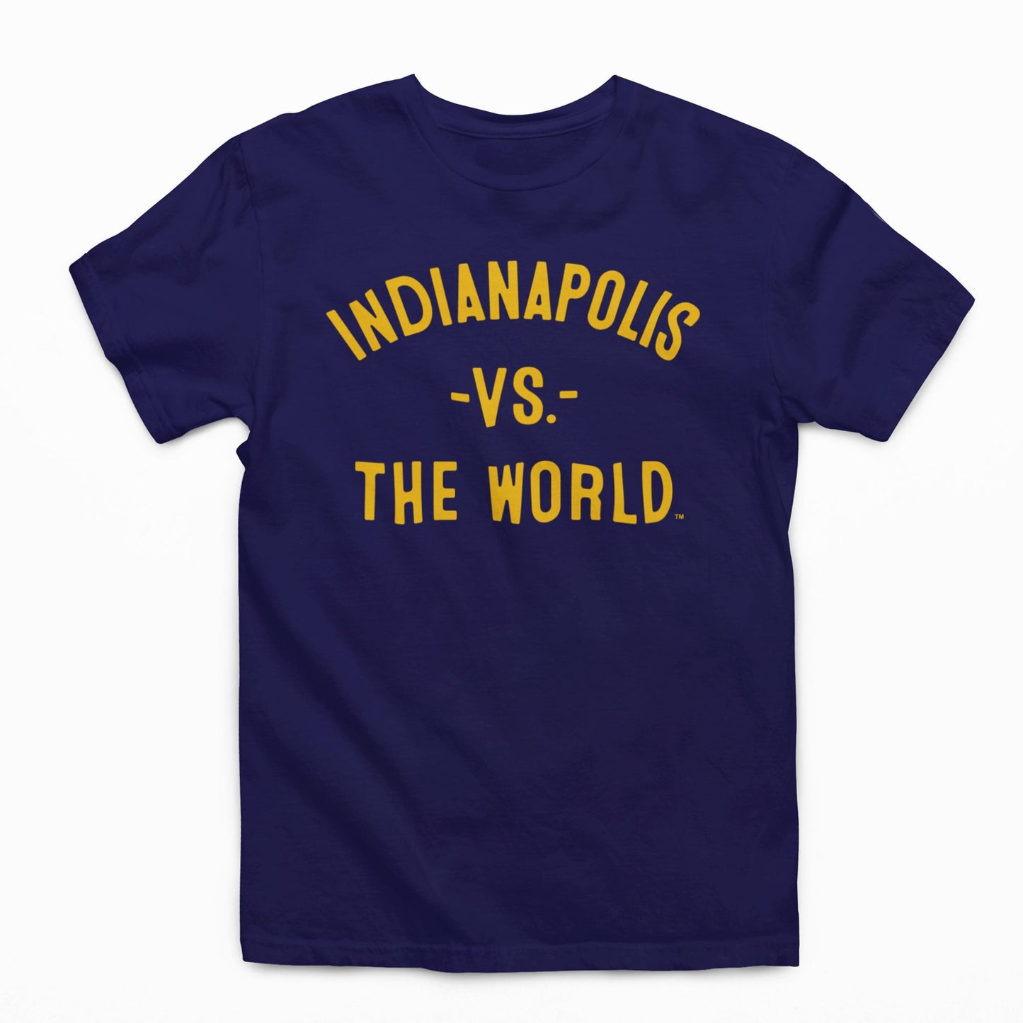 INDIANAPOLIS Vs The World Navy Unisex T-shirt - VS THE WORLD