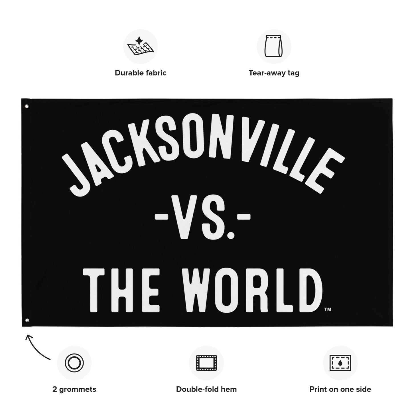 JACKSONVILLE Vs The World Flag - VS THE WORLD
