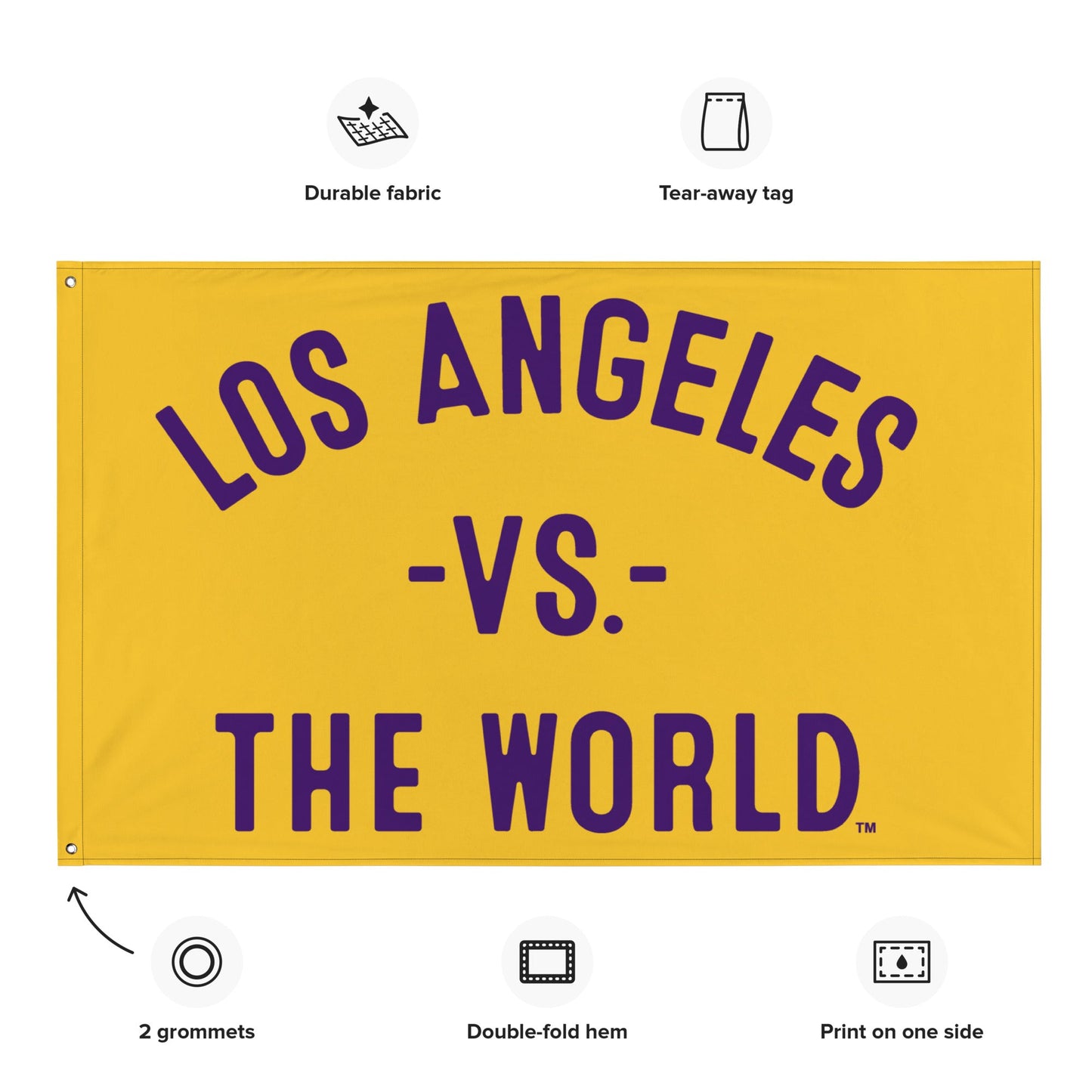 LOS ANGELES Vs The World Flag - VS THE WORLD