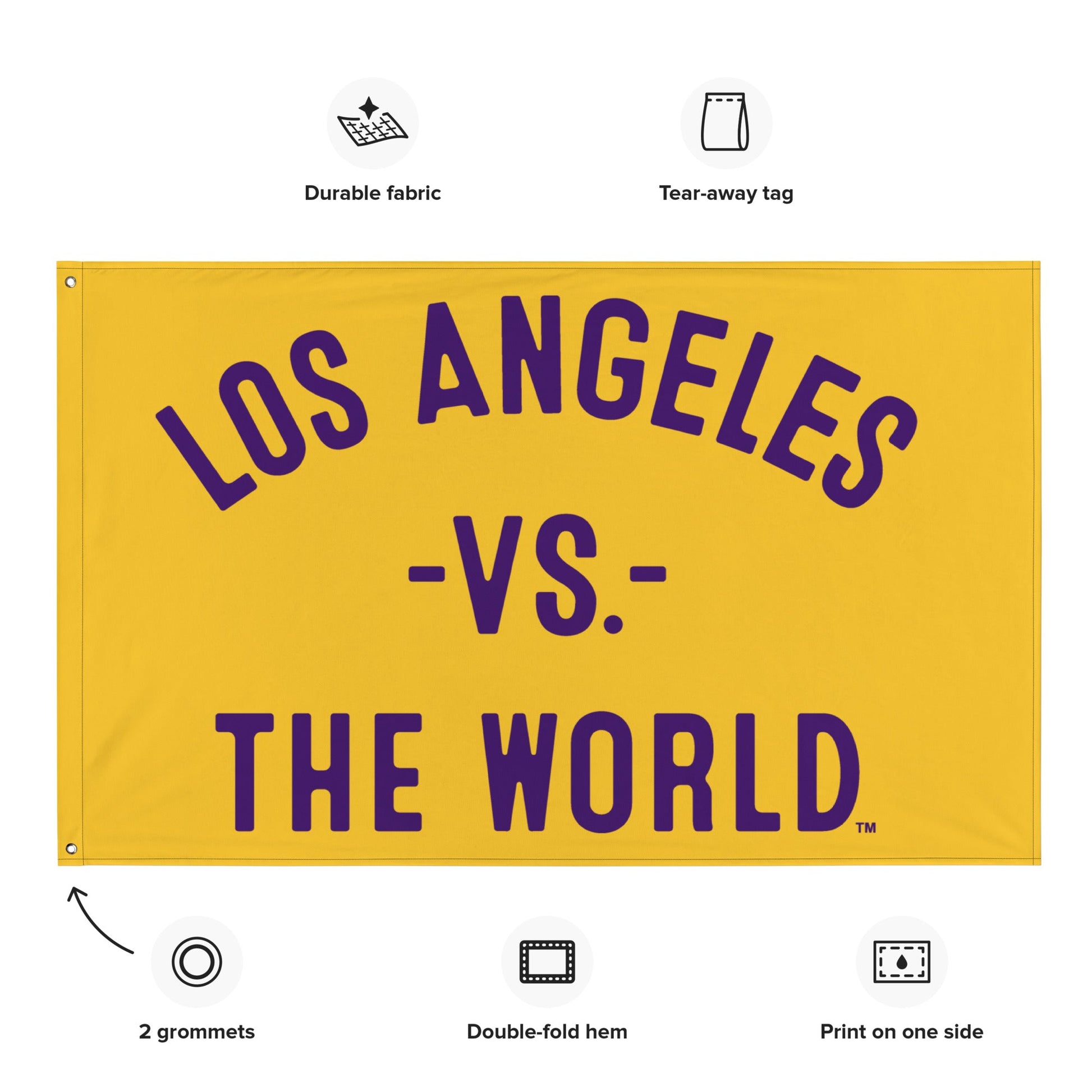 LOS ANGELES Vs The World Flag - VS THE WORLD