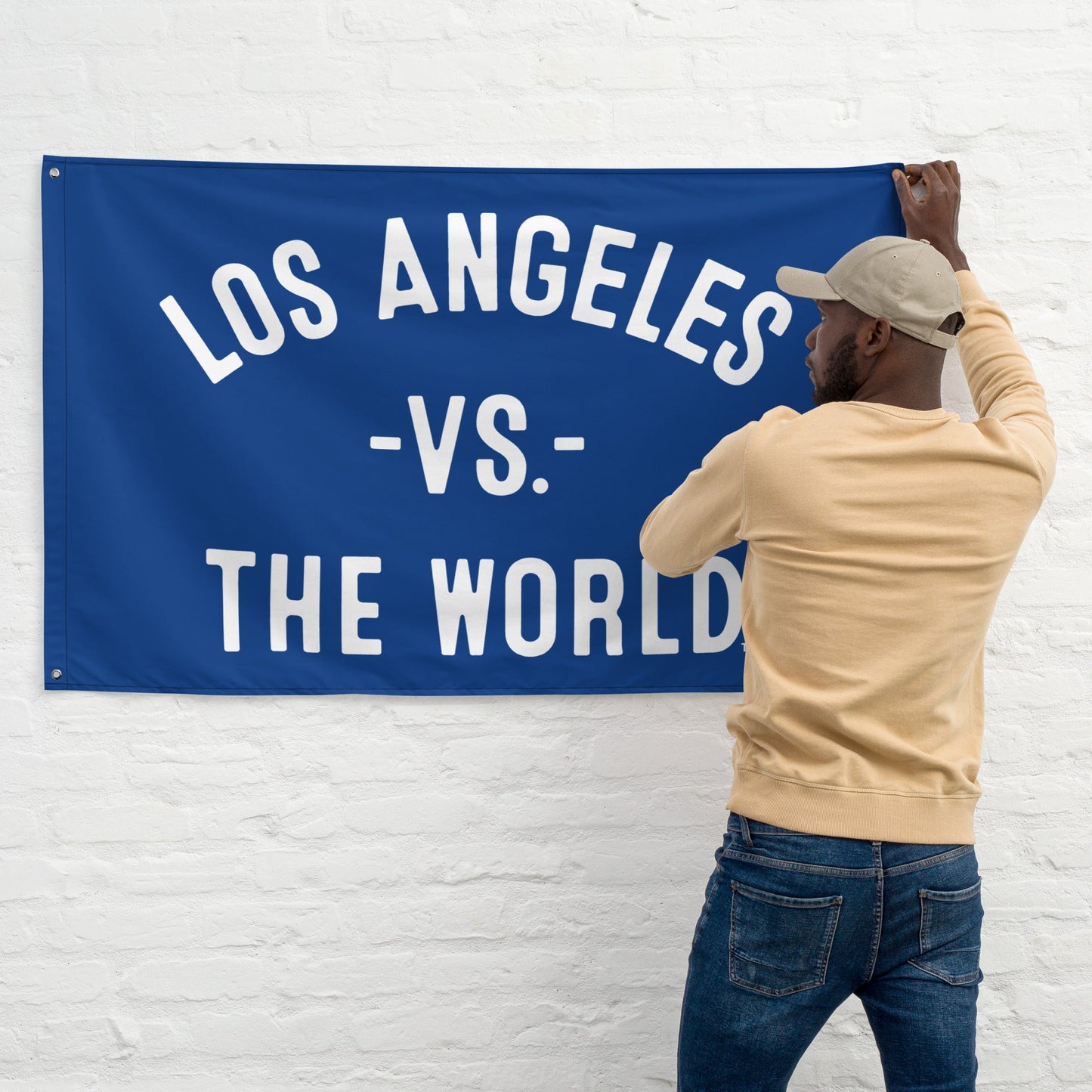 LOS ANGELES Vs The World Flag - VS THE WORLD