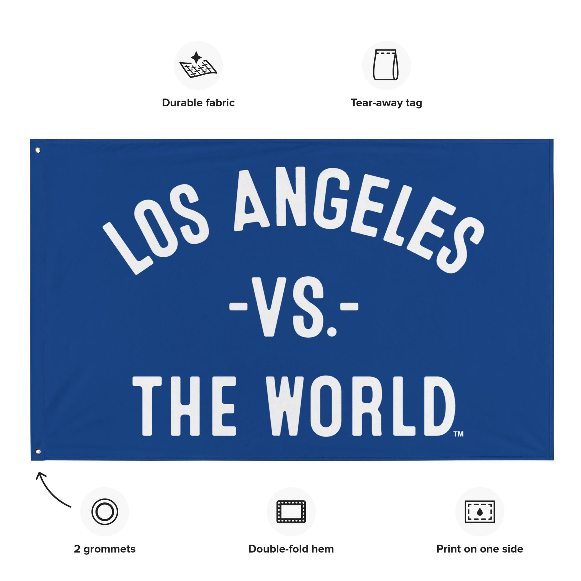 LOS ANGELES Vs The World Flag - VS THE WORLD