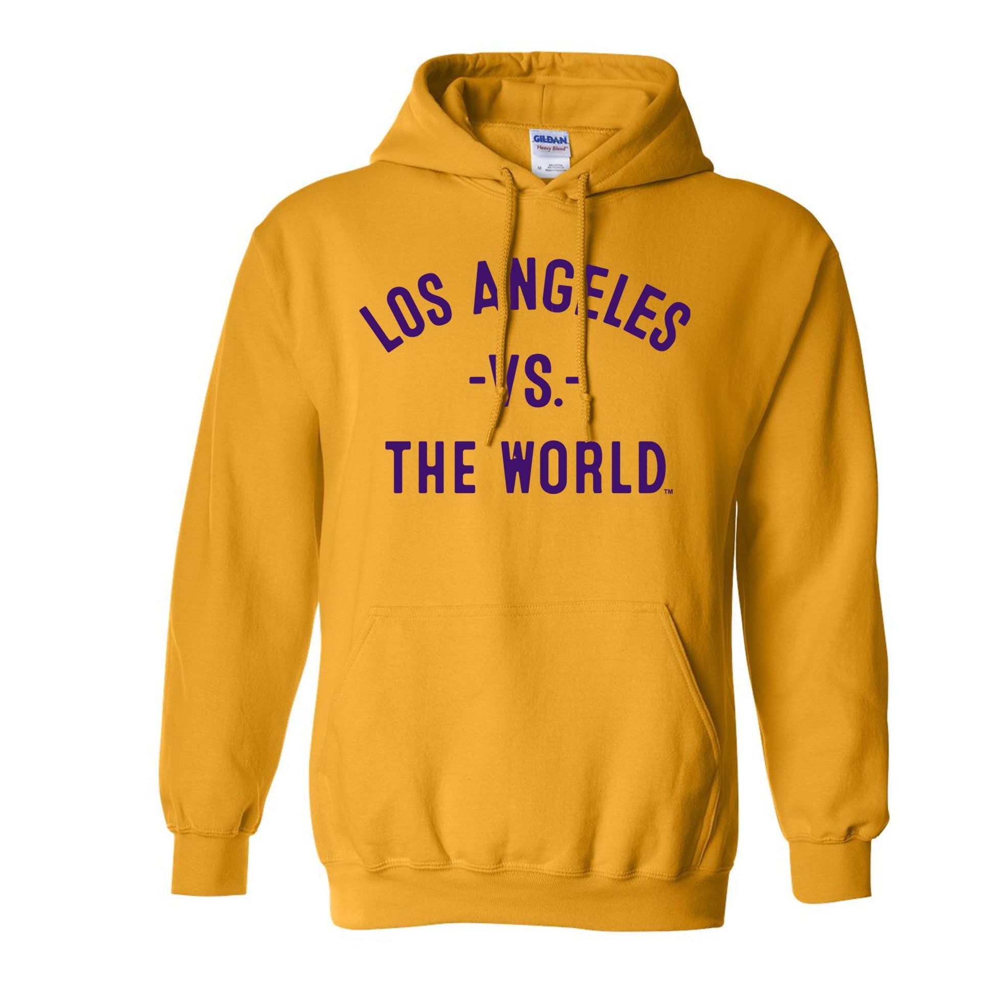 LOS ANGELES Vs The World Gold Unisex Hoodie - VS THE WORLD