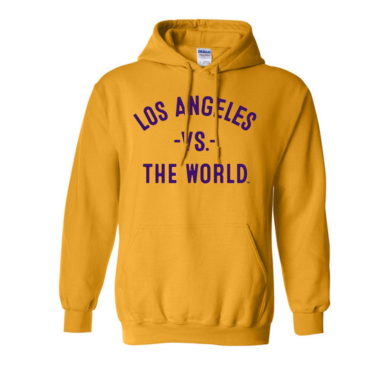 LOS ANGELES Vs The World Gold Unisex Hoodie - VS THE WORLD