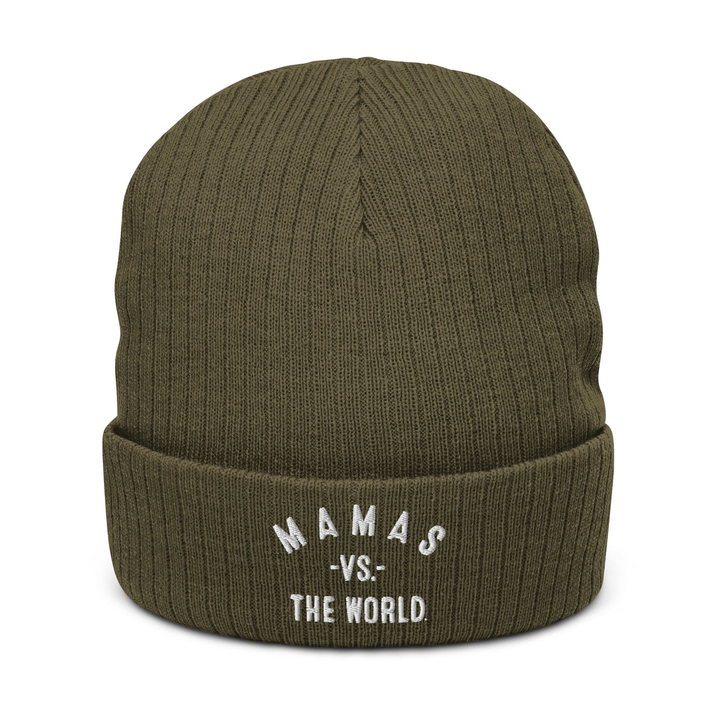 MAMAS Vs The World - Ribbed knit beanie - VS THE WORLD