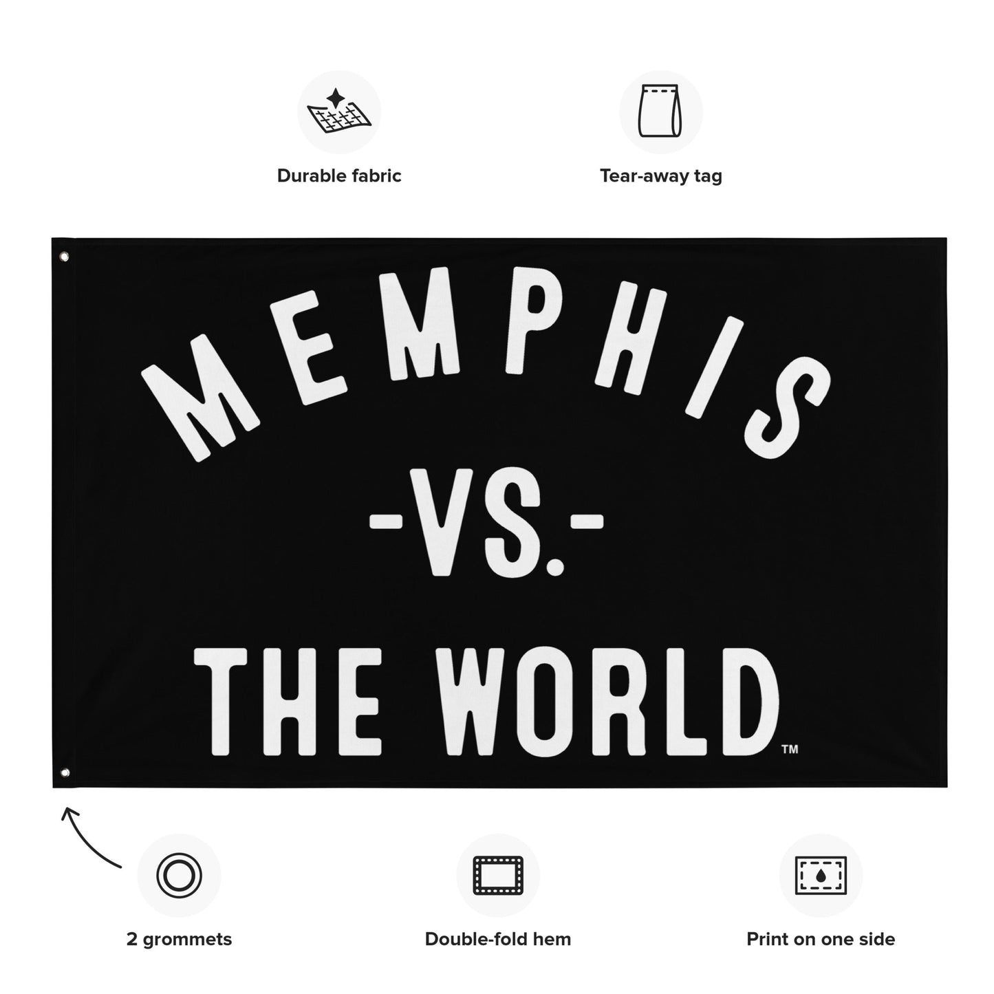 MEMPHIS Vs The World Flag - VS THE WORLD