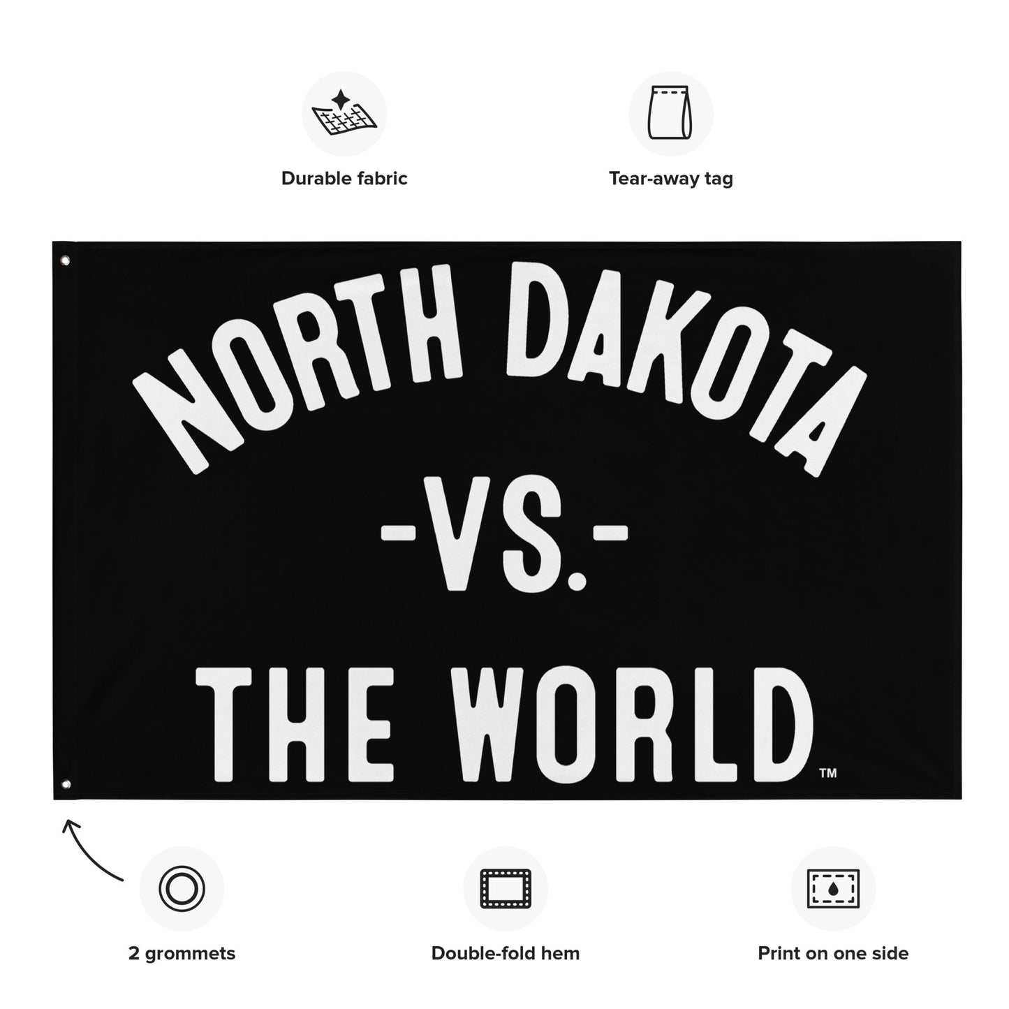 NEW DAKOTA Vs The World Flag - VS THE WORLD