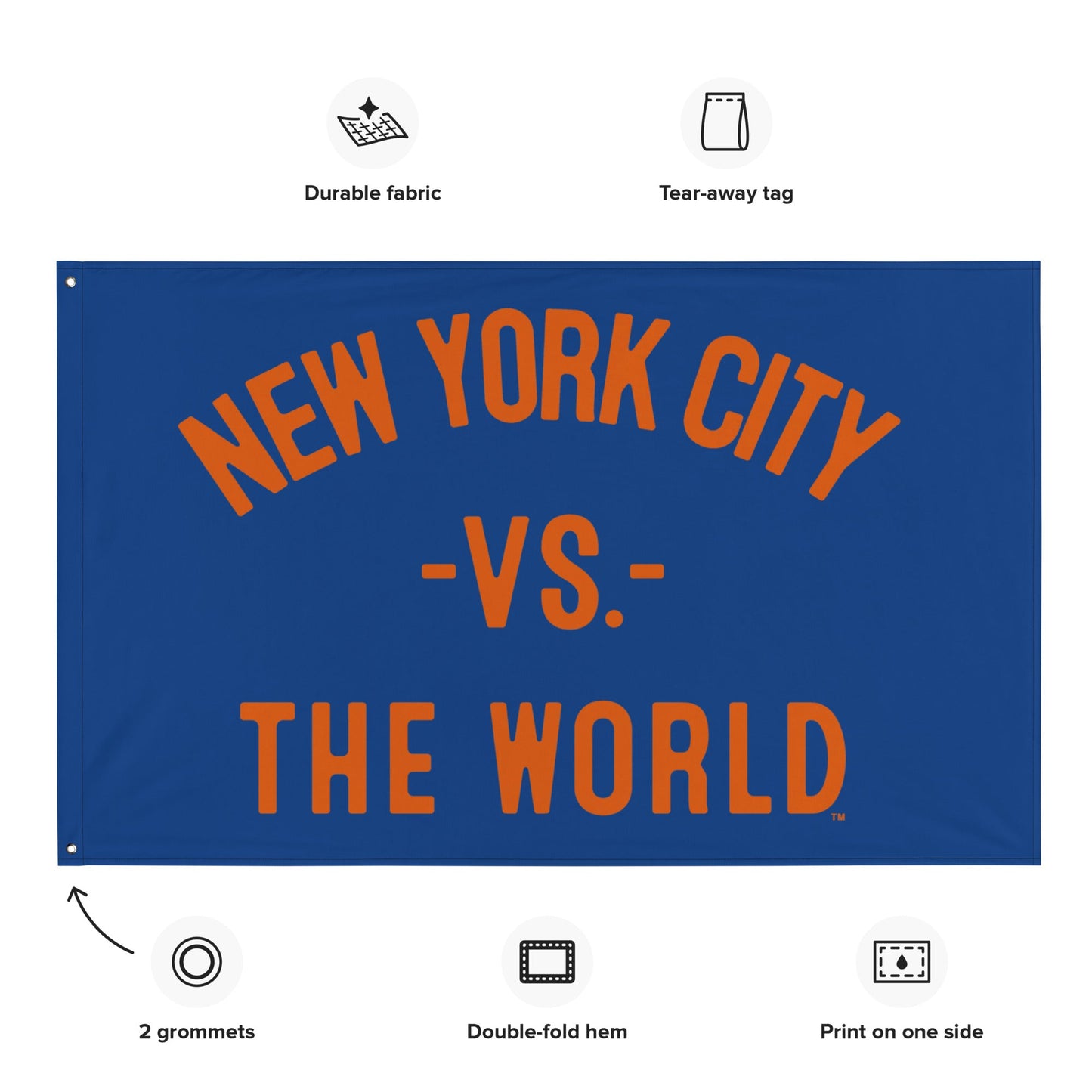 NEW YORK CITY Vs The World Flag - VS THE WORLD