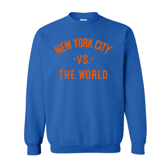 NEW YORK CITY Vs The World Royal Unisex Sweatshirt - VS THE WORLD