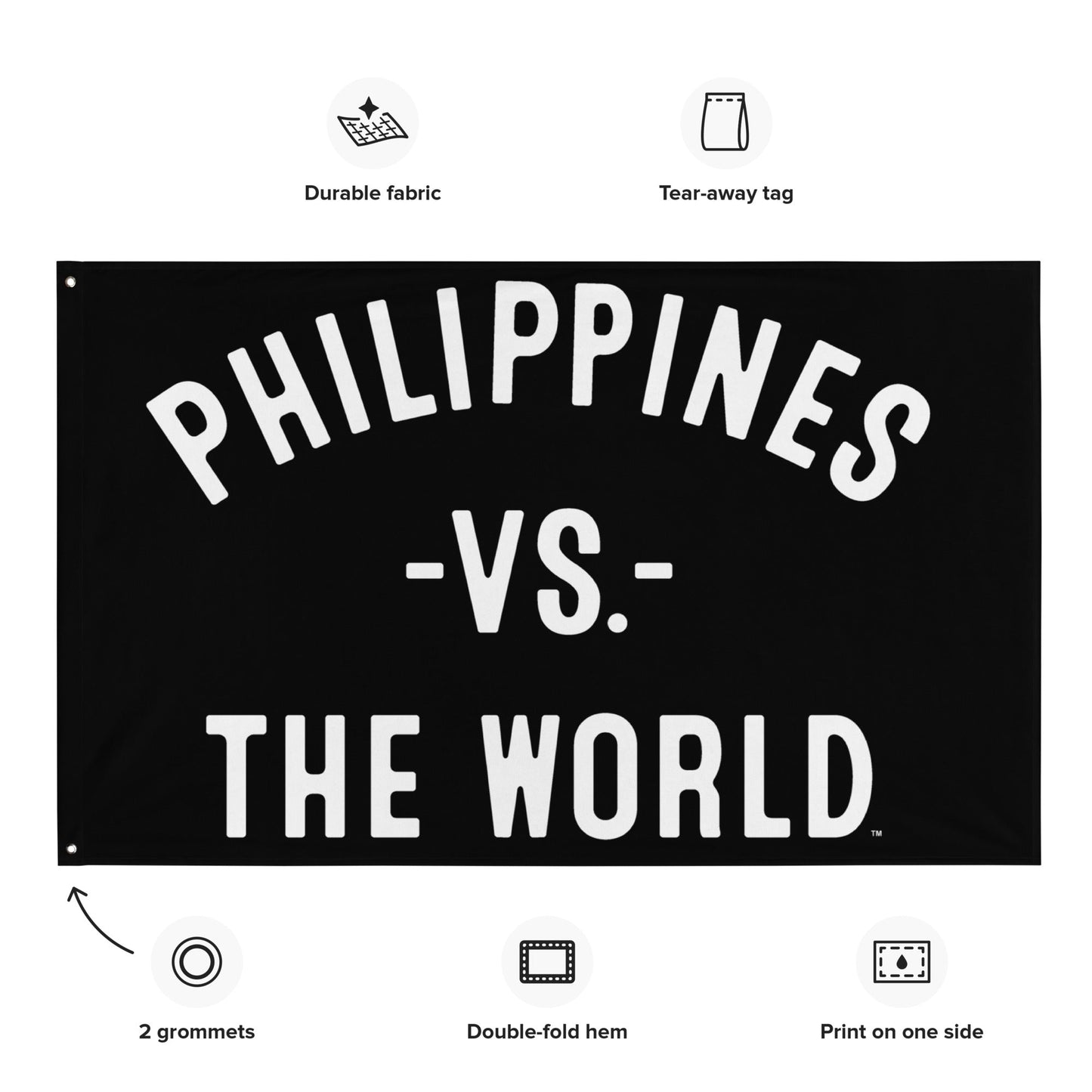 PHILIPPINES Vs The World Flag - VS THE WORLD