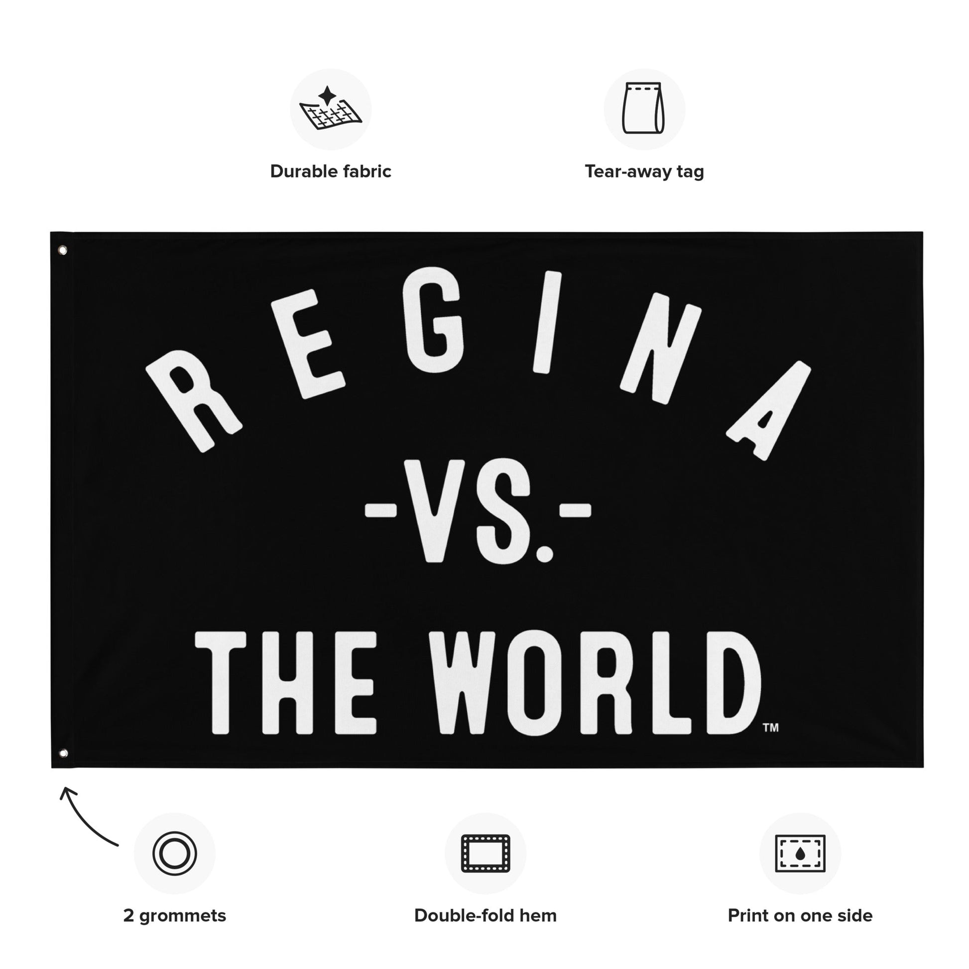 REGINA Vs The World Flag - VS THE WORLD