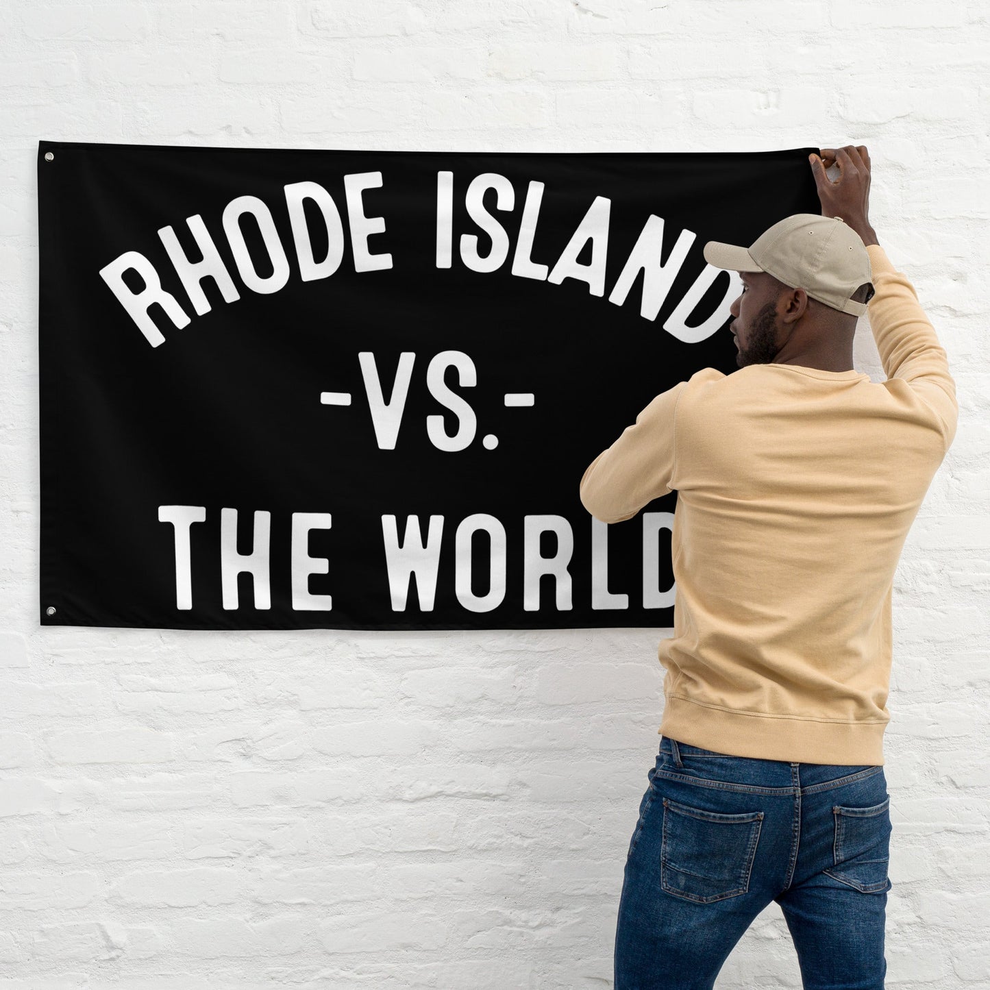 RHODE ISLAND Vs The World Flag - VS THE WORLD