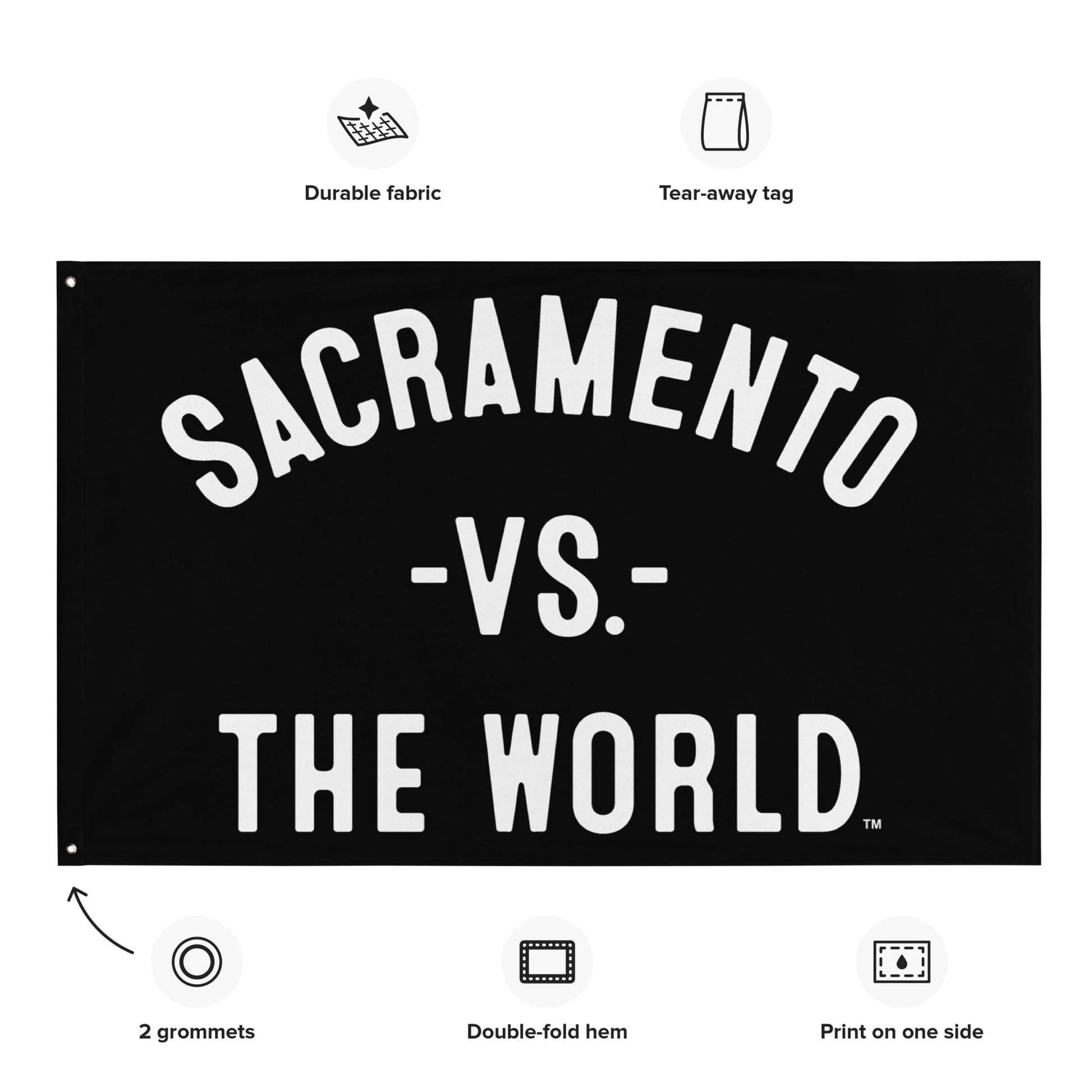 SACRAMENTO Vs The World Flag - VS THE WORLD