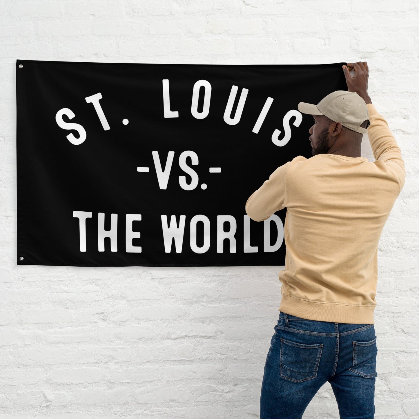 ST LOUIS Vs The World Flag - VS THE WORLD
