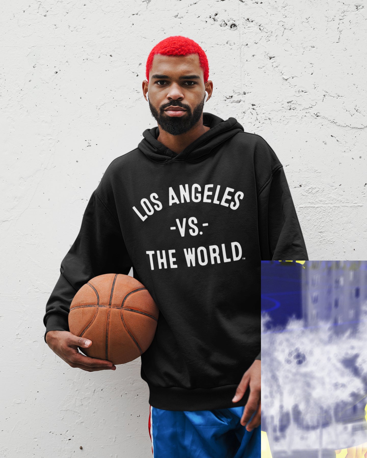 LOS ANGELES Vs The World Unisex Hoodie