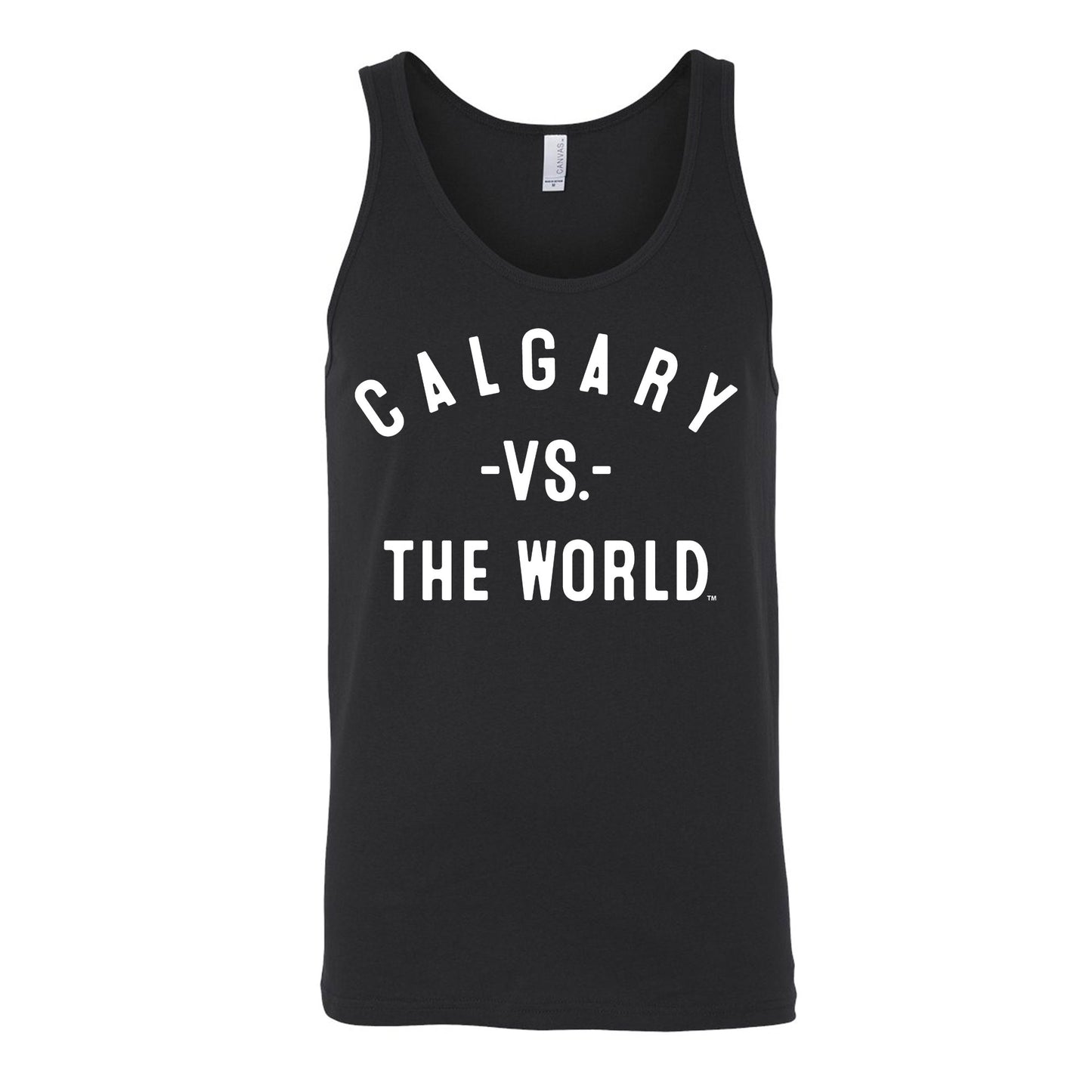 CALGARY Vs The World Unisex Tank Top