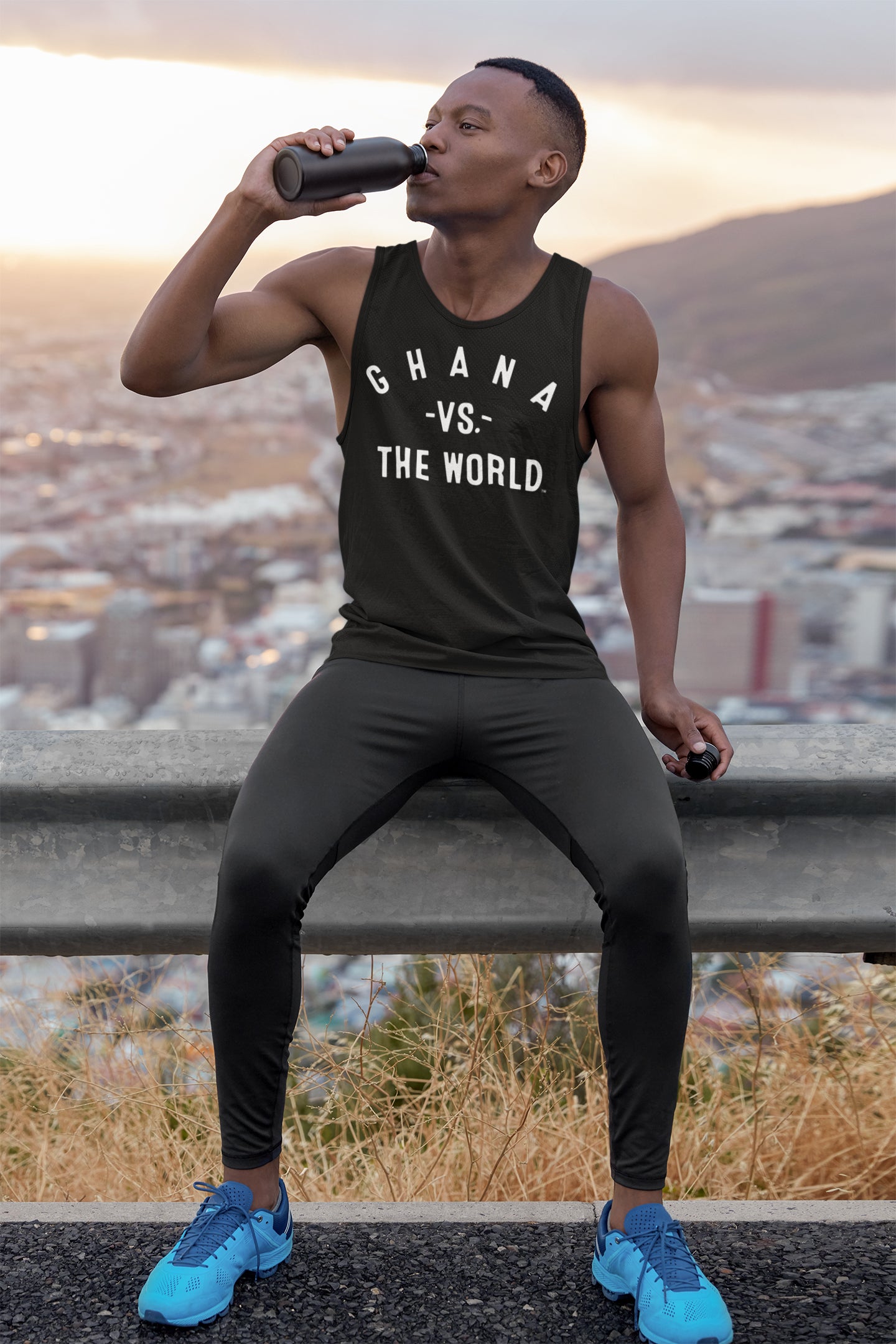 GHANA Vs The World Unisex Tank Top