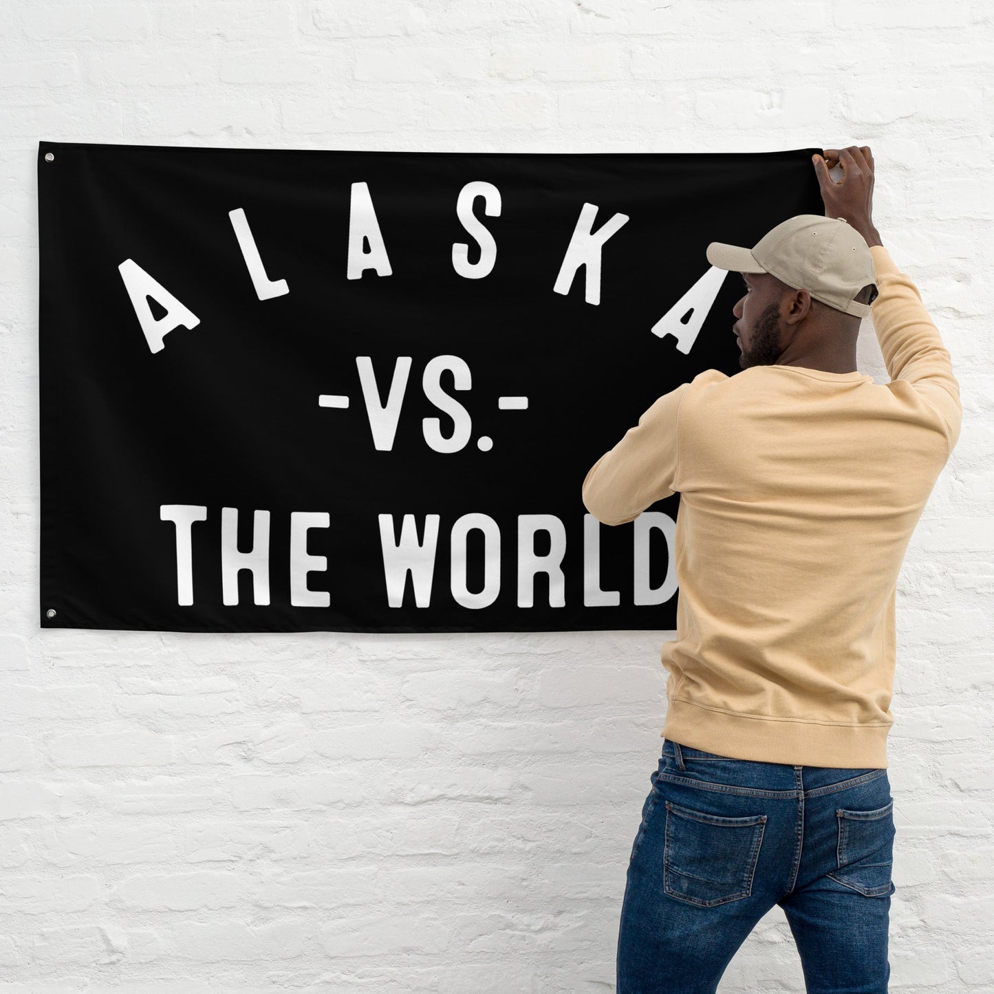 ALASKA Vs The World Flag - VS THE WORLD