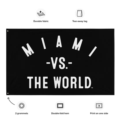 MIAMI Vs The World Flag