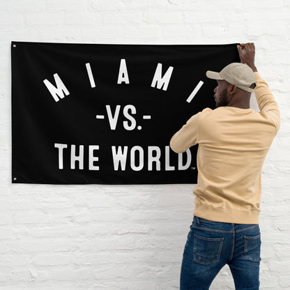 MIAMI Vs The World Flag