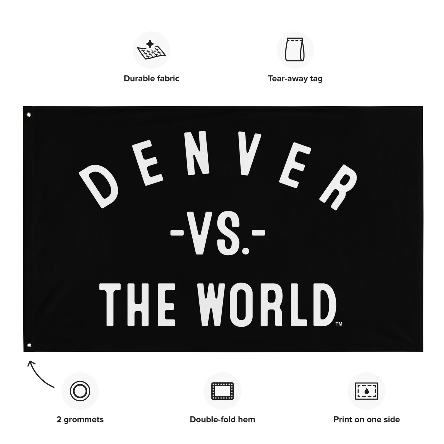 DENVER Vs The World Flag