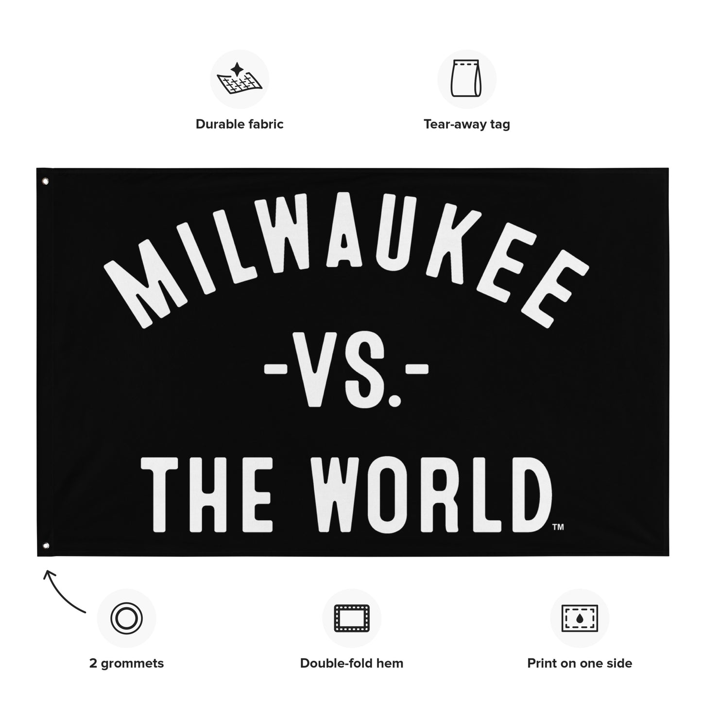 MILWAUKEE Vs The World Flag